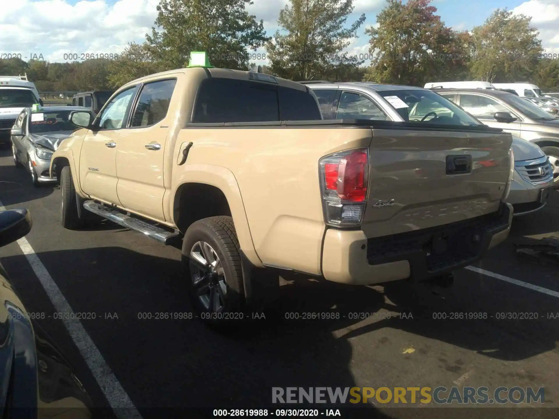 3 Photograph of a damaged car 3TMGZ5AN7KM204208 TOYOTA TACOMA 4WD 2019