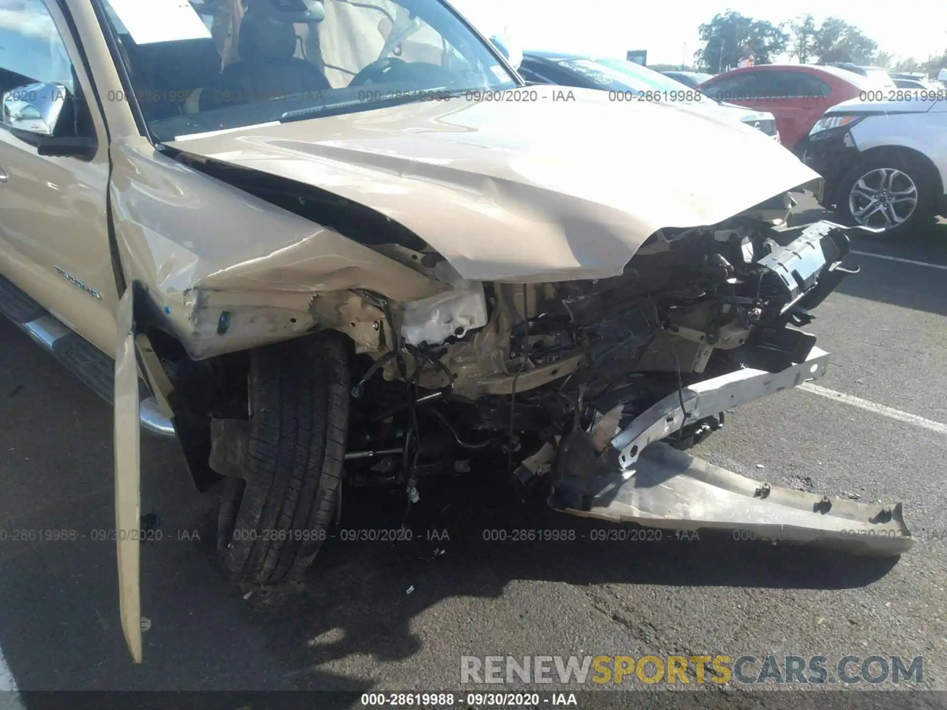 6 Photograph of a damaged car 3TMGZ5AN7KM204208 TOYOTA TACOMA 4WD 2019