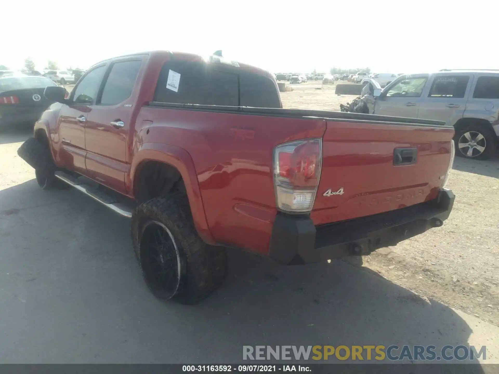 3 Photograph of a damaged car 3TMGZ5AN8KM209403 TOYOTA TACOMA 4WD 2019