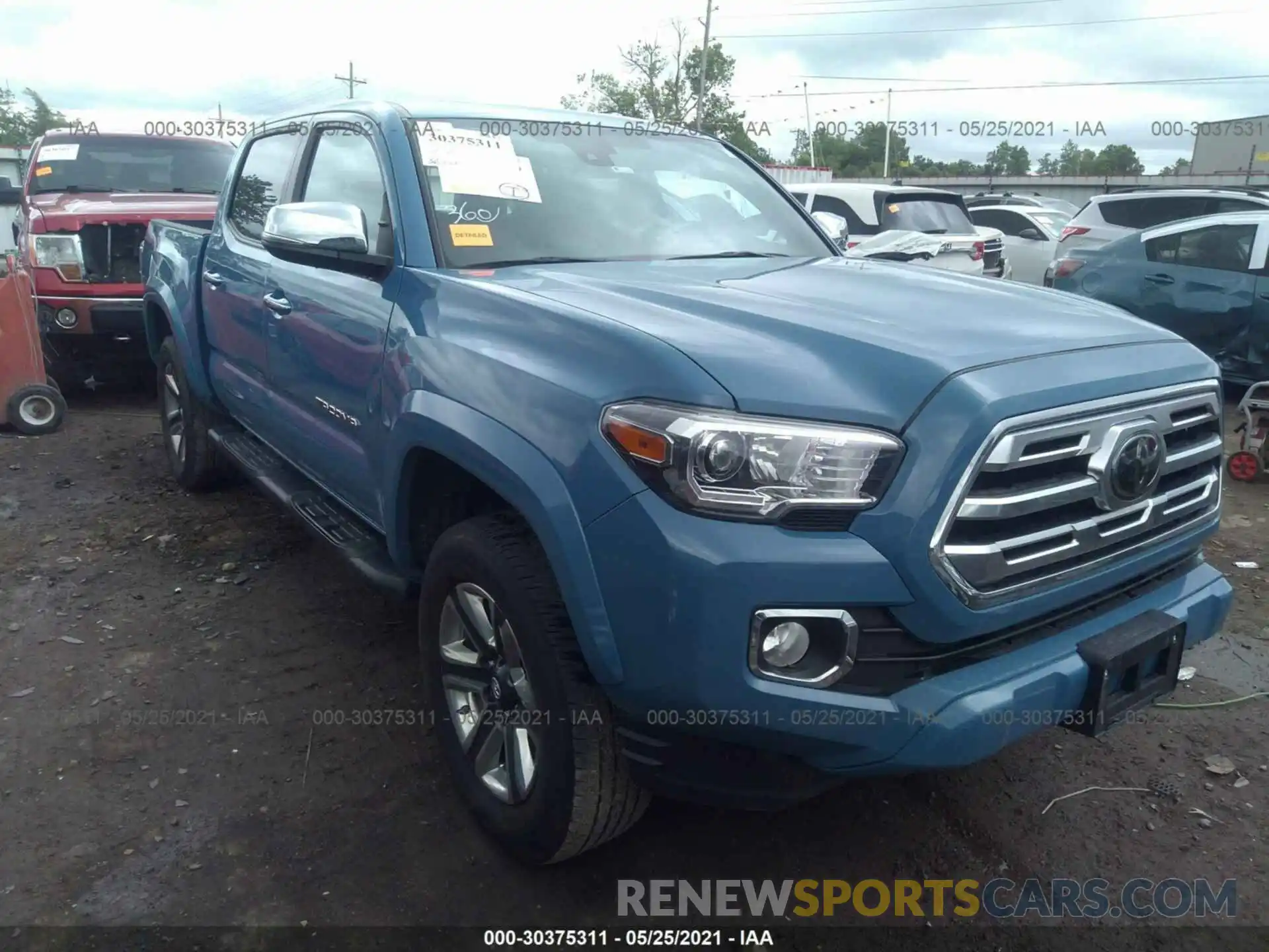 1 Photograph of a damaged car 3TMGZ5AN9KM199514 TOYOTA TACOMA 4WD 2019