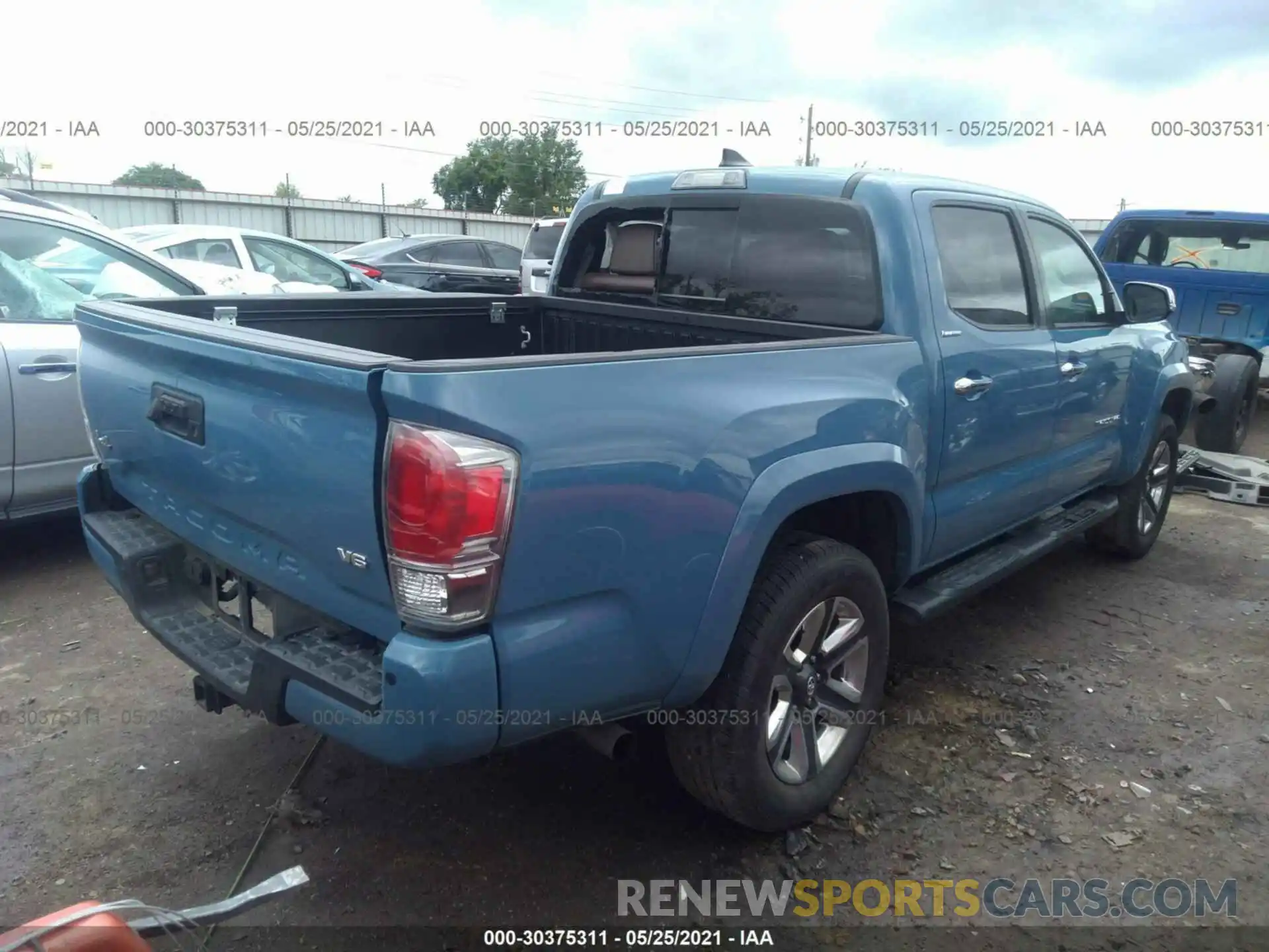 4 Photograph of a damaged car 3TMGZ5AN9KM199514 TOYOTA TACOMA 4WD 2019