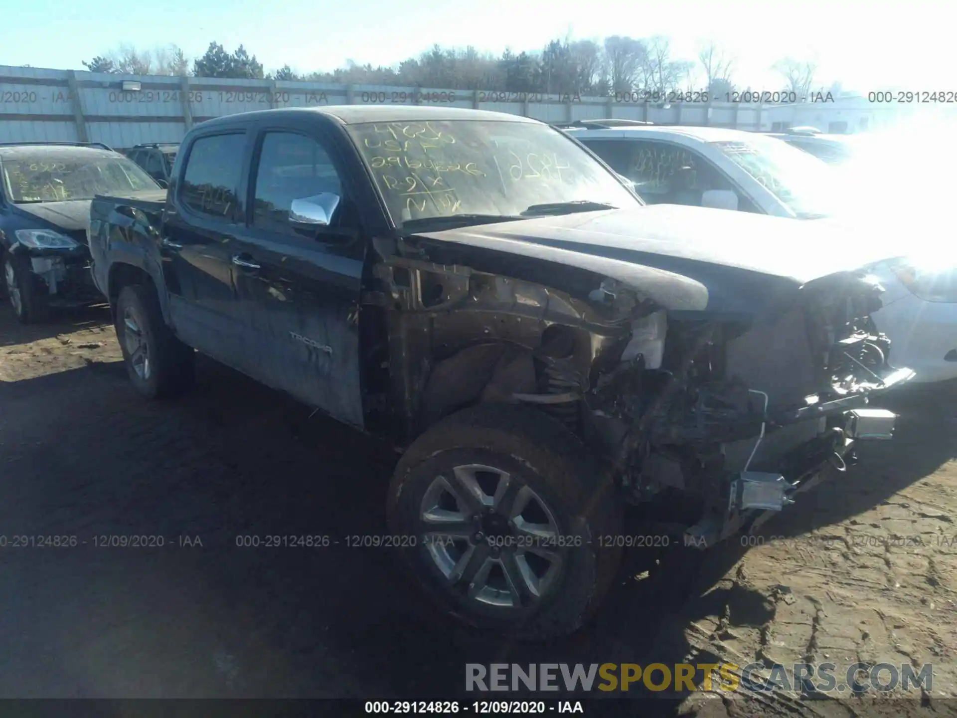 1 Photograph of a damaged car 3TMGZ5ANXKM231340 TOYOTA TACOMA 4WD 2019