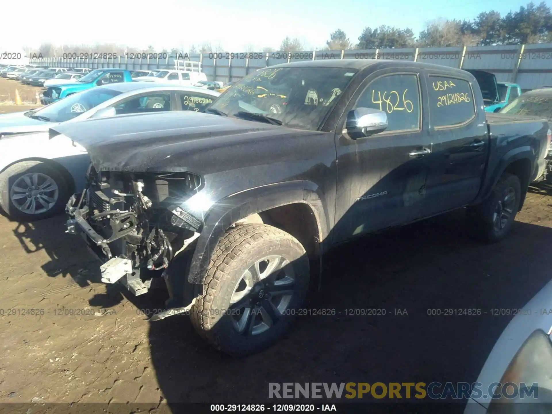 2 Photograph of a damaged car 3TMGZ5ANXKM231340 TOYOTA TACOMA 4WD 2019