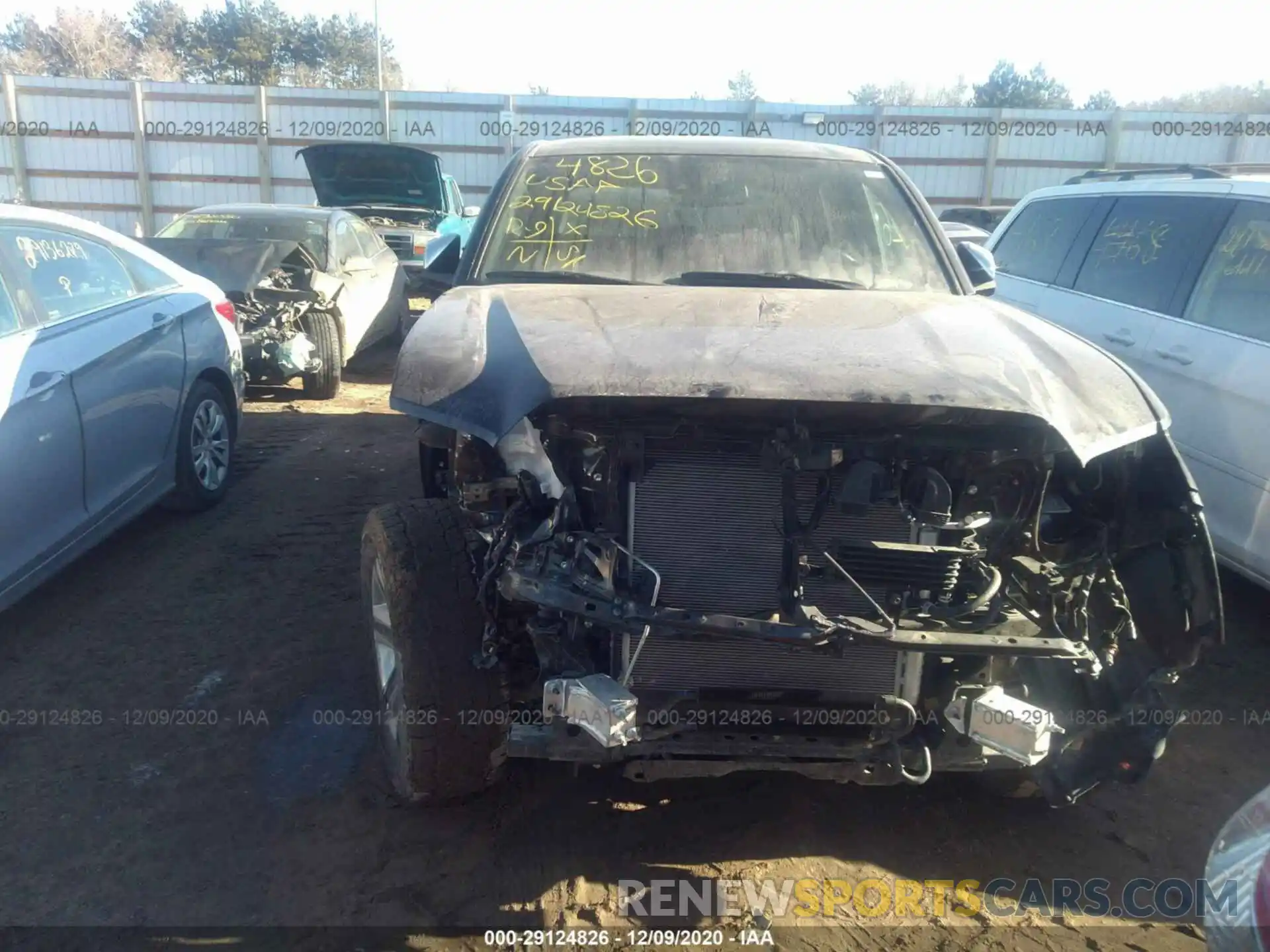 6 Photograph of a damaged car 3TMGZ5ANXKM231340 TOYOTA TACOMA 4WD 2019