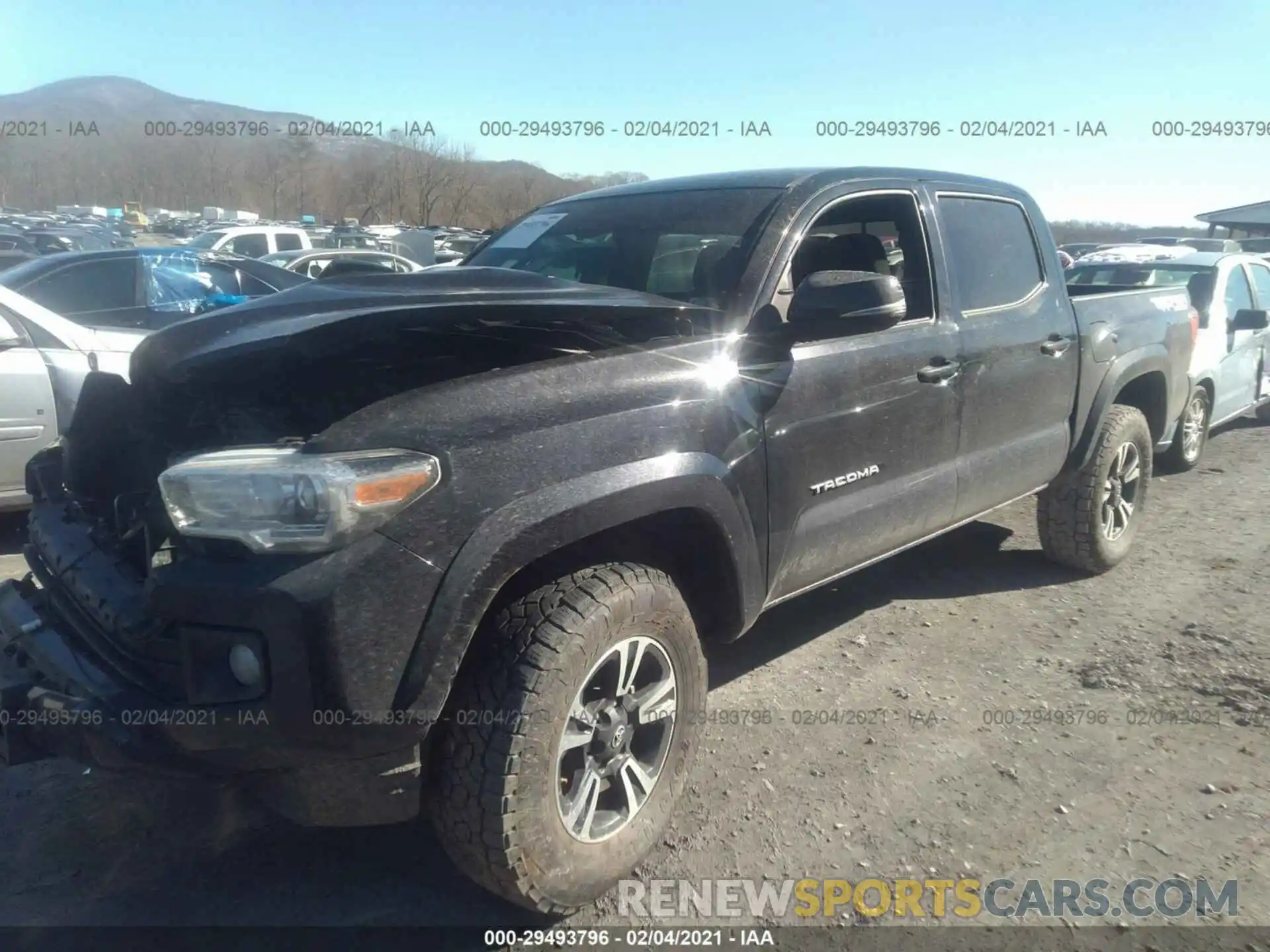 2 Photograph of a damaged car 5TFCZ5AN0KX167897 TOYOTA TACOMA 4WD 2019