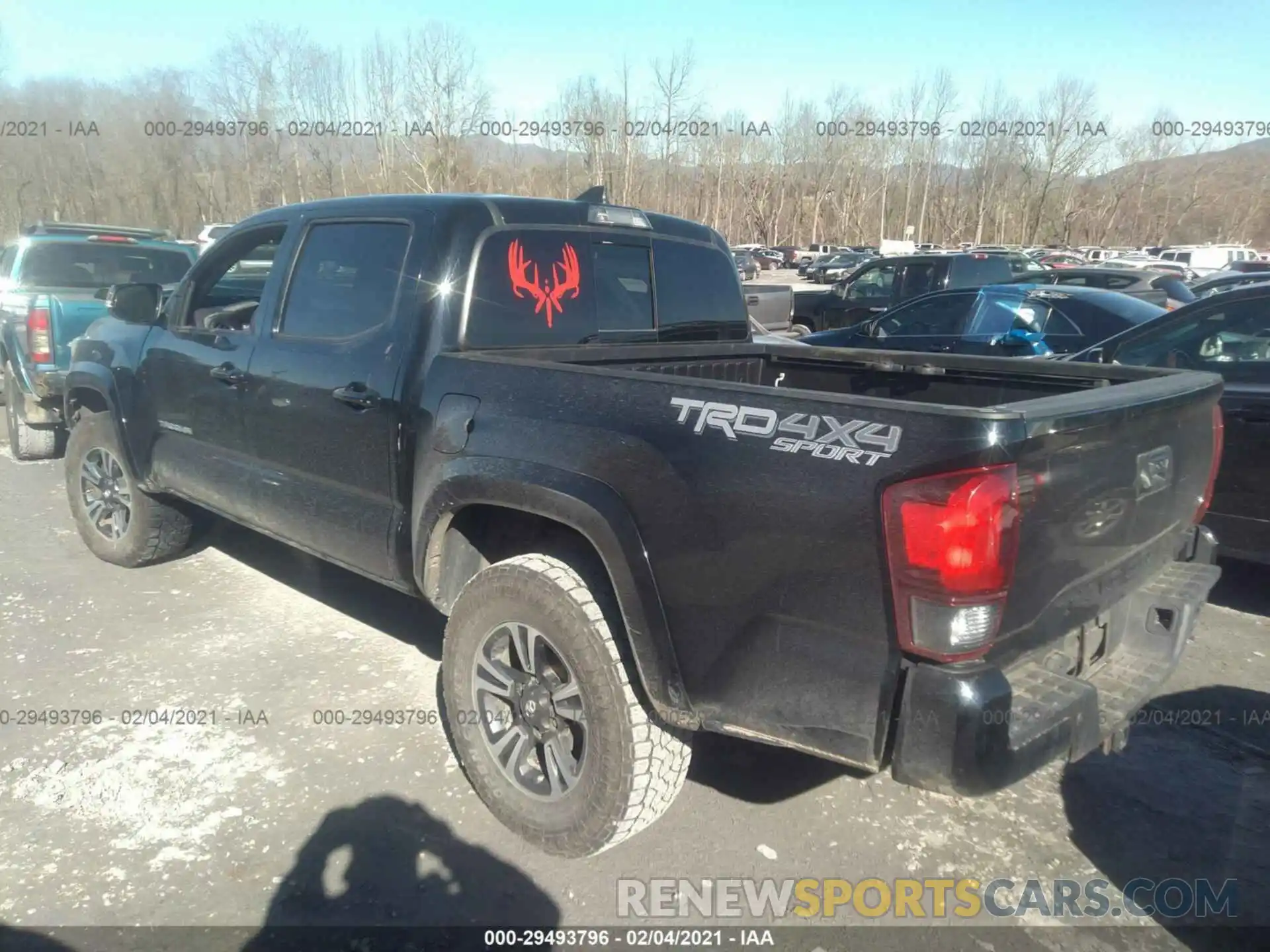 3 Photograph of a damaged car 5TFCZ5AN0KX167897 TOYOTA TACOMA 4WD 2019