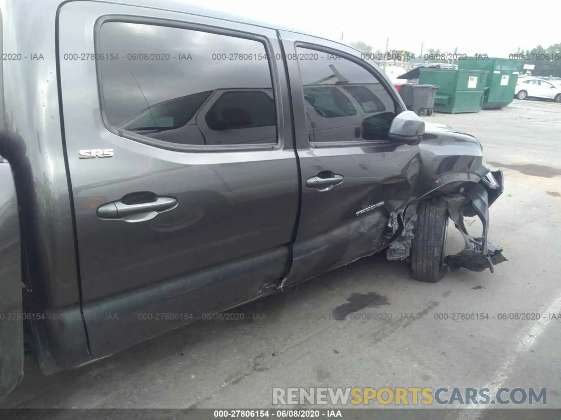 6 Photograph of a damaged car 5TFCZ5AN0KX177801 TOYOTA TACOMA 4WD 2019