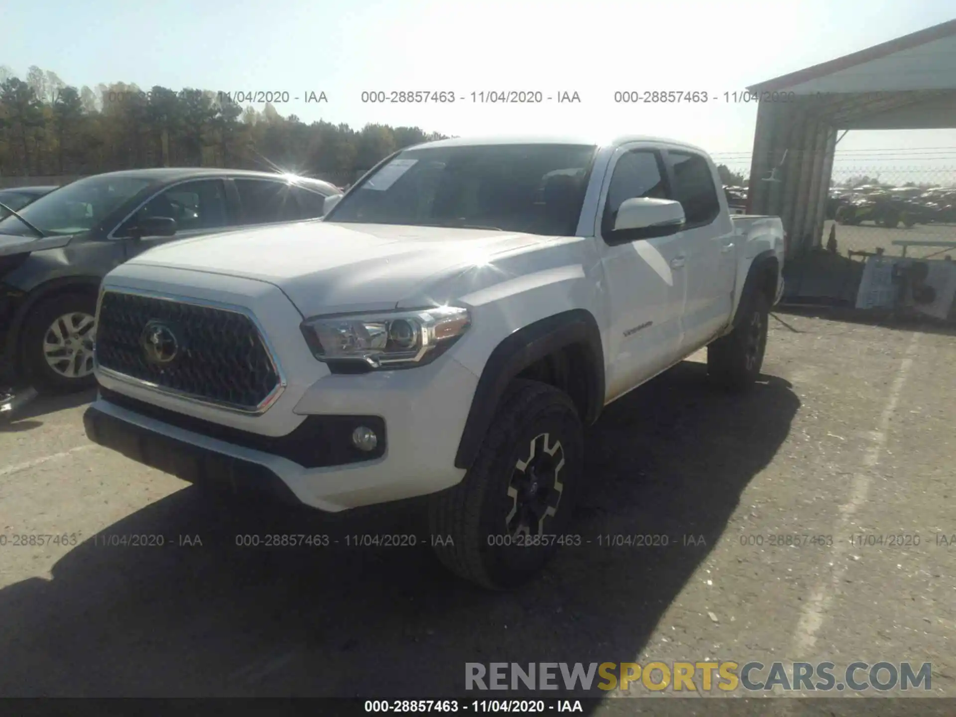 2 Photograph of a damaged car 5TFCZ5AN0KX180388 TOYOTA TACOMA 4WD 2019