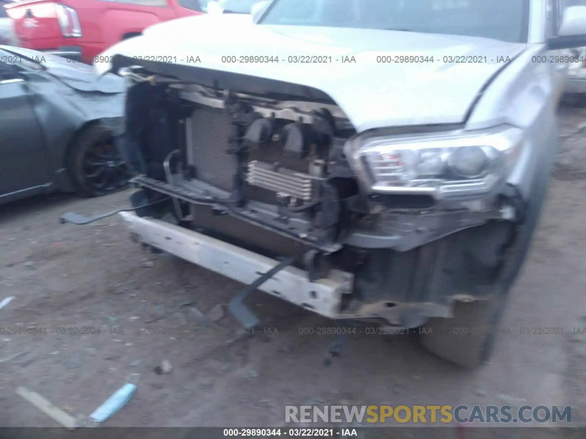 6 Photograph of a damaged car 5TFCZ5AN0KX194887 TOYOTA TACOMA 4WD 2019