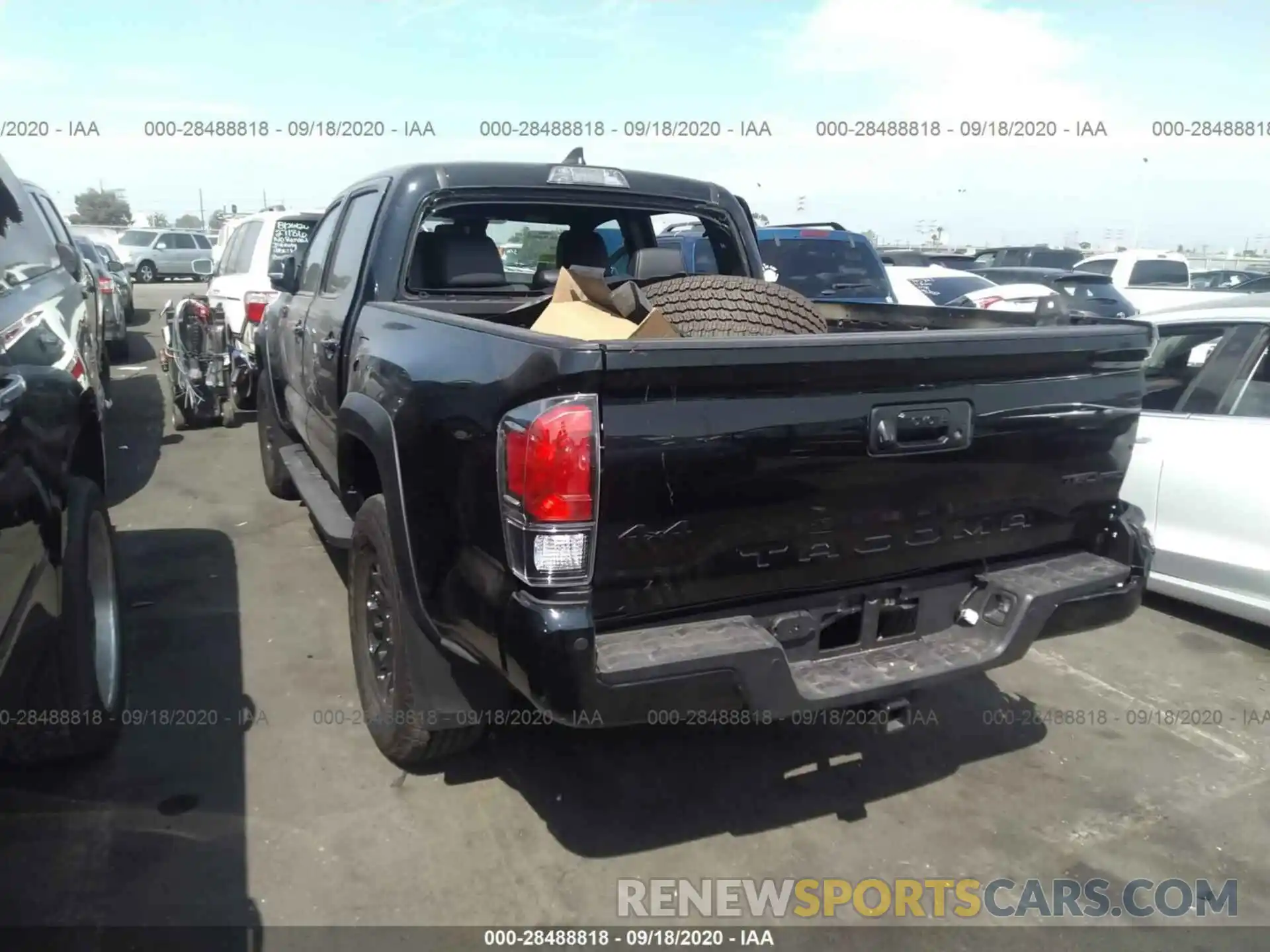 3 Photograph of a damaged car 5TFCZ5AN0KX199717 TOYOTA TACOMA 4WD 2019