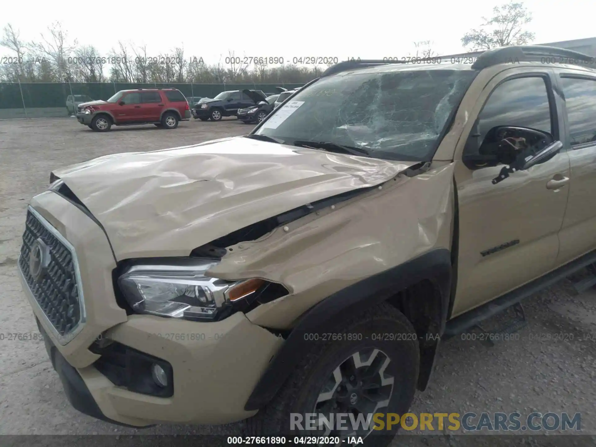 6 Photograph of a damaged car 5TFCZ5AN2KX179842 TOYOTA TACOMA 4WD 2019