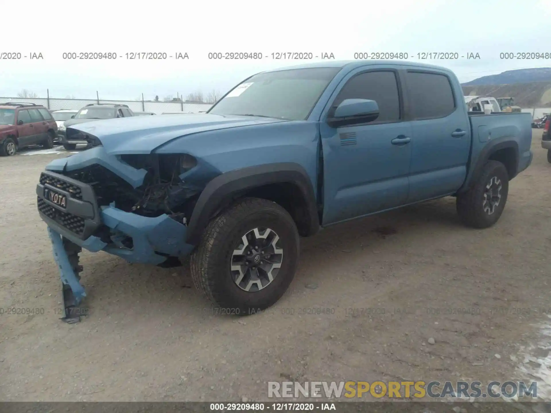 2 Photograph of a damaged car 5TFCZ5AN2KX183454 TOYOTA TACOMA 4WD 2019