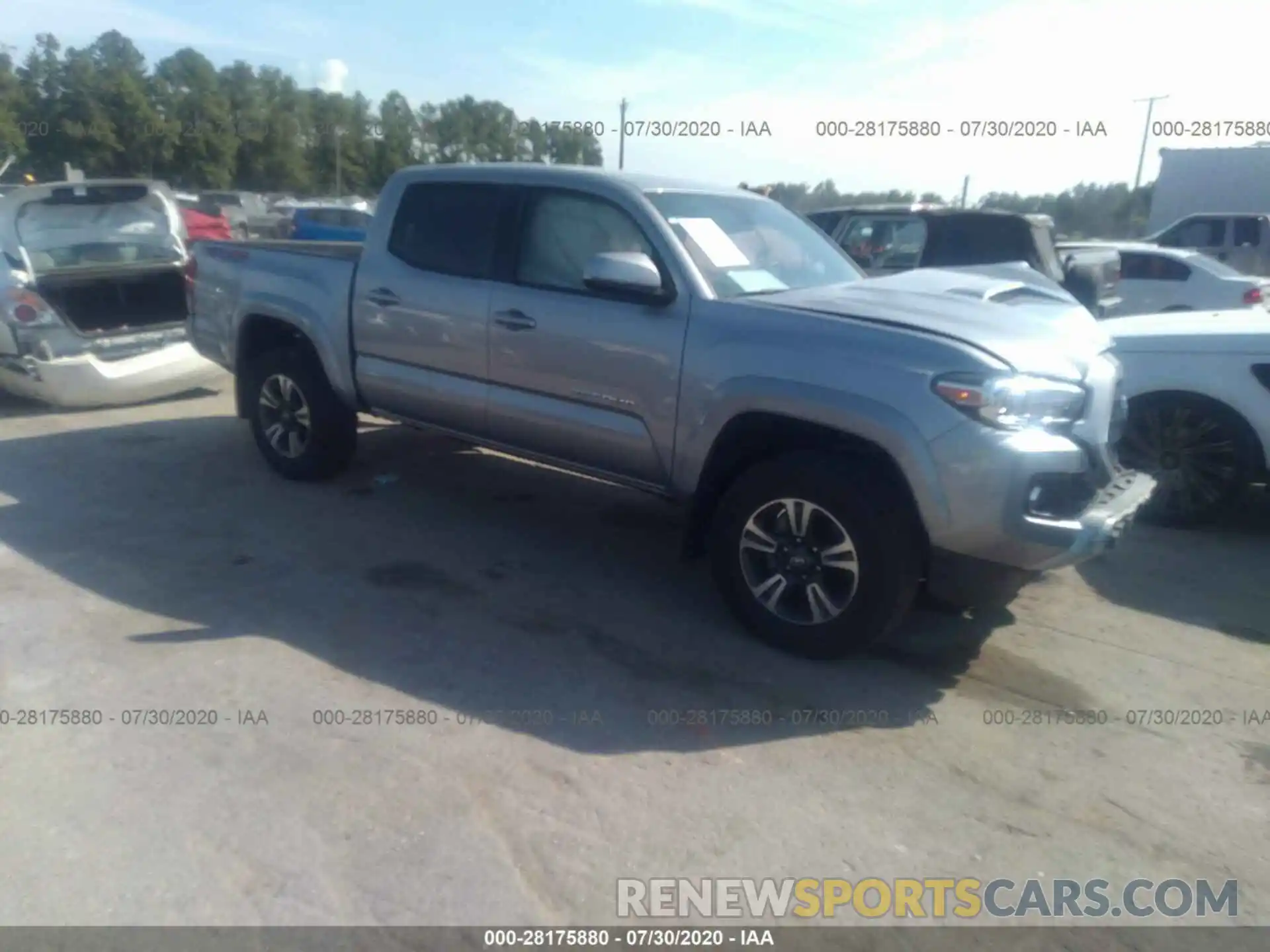 1 Photograph of a damaged car 5TFCZ5AN2KX188525 TOYOTA TACOMA 4WD 2019