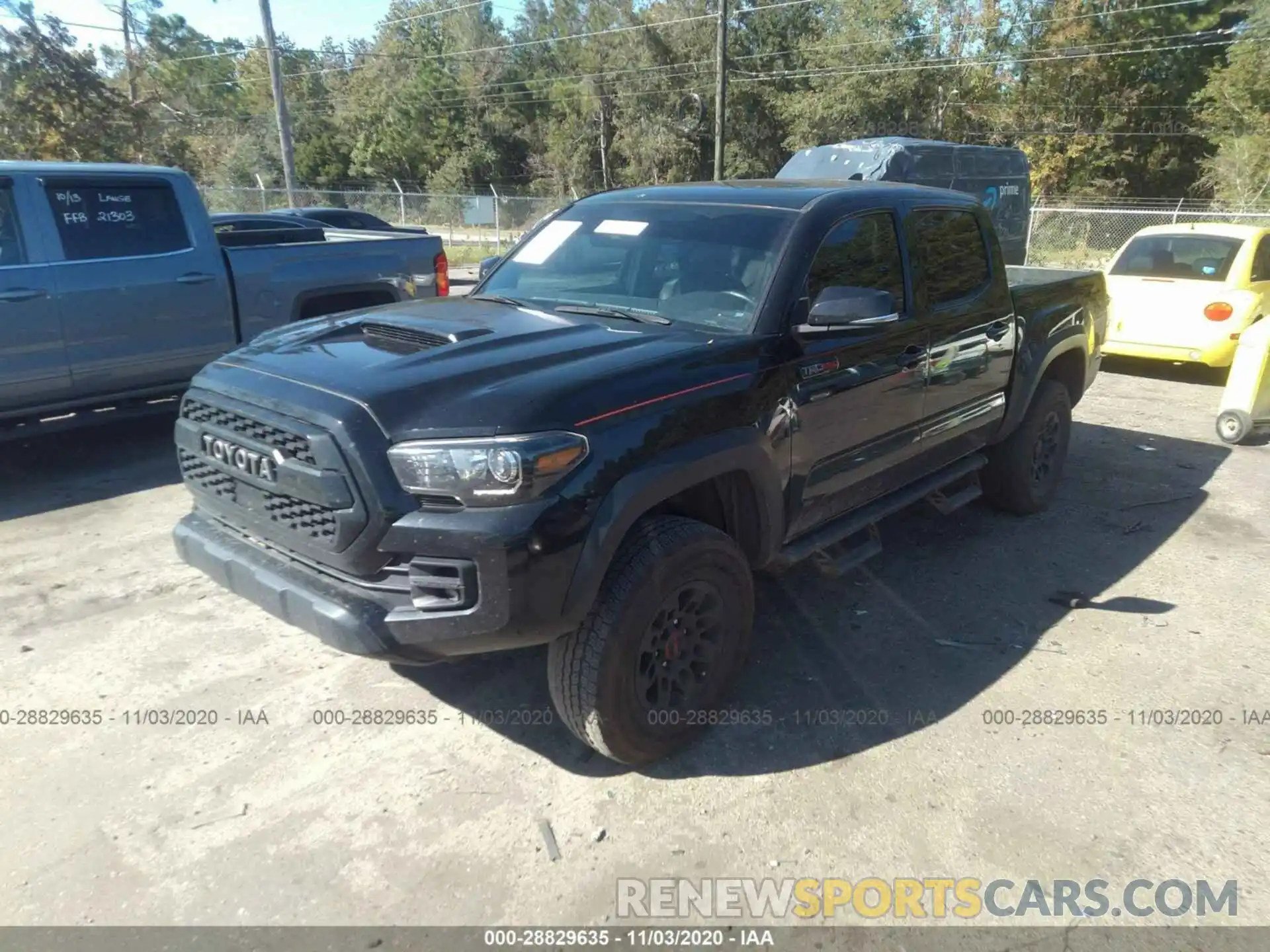 2 Фотография поврежденного автомобиля 5TFCZ5AN2KX189156 TOYOTA TACOMA 4WD 2019