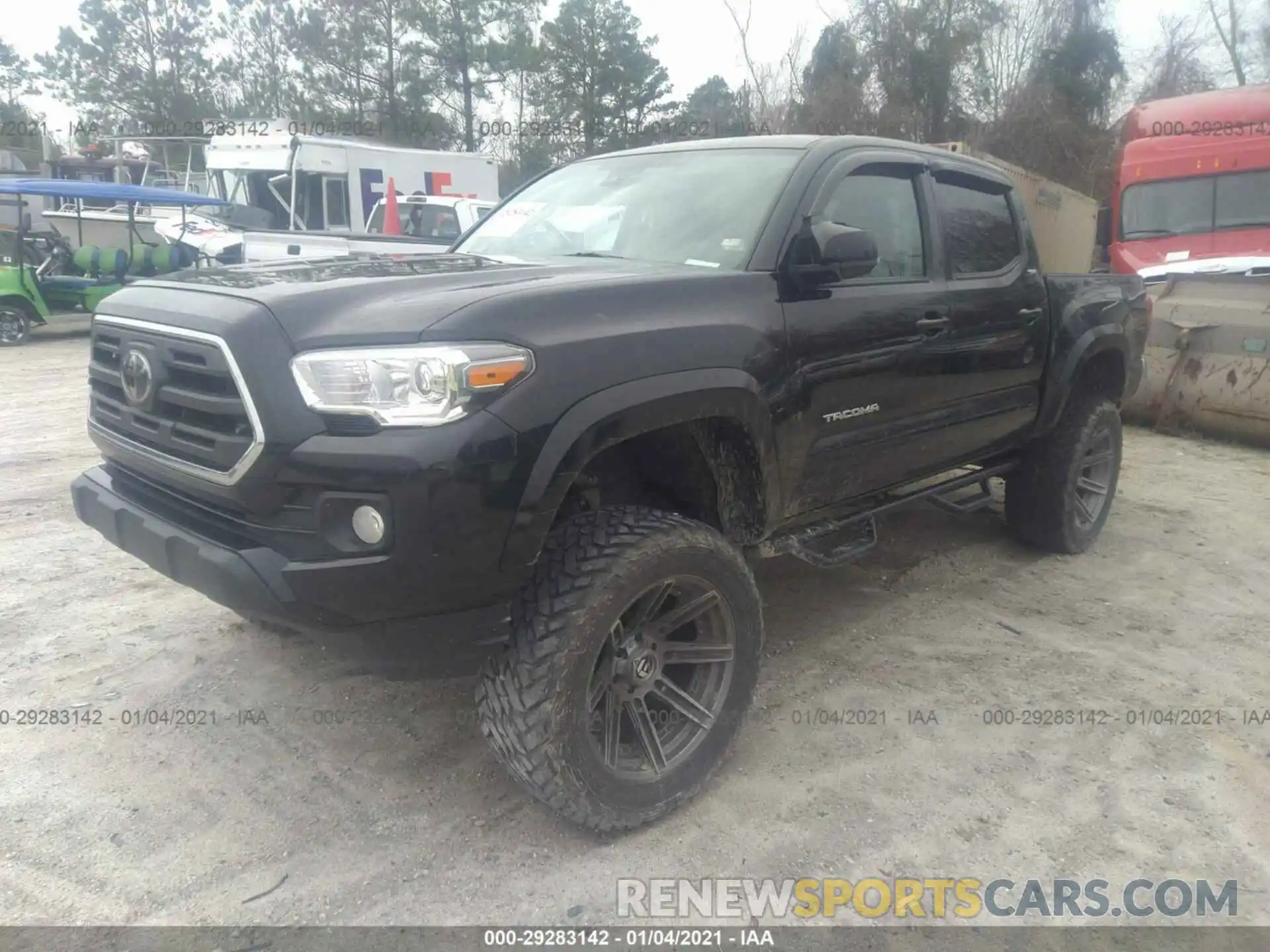 2 Photograph of a damaged car 5TFCZ5AN2KX190954 TOYOTA TACOMA 4WD 2019