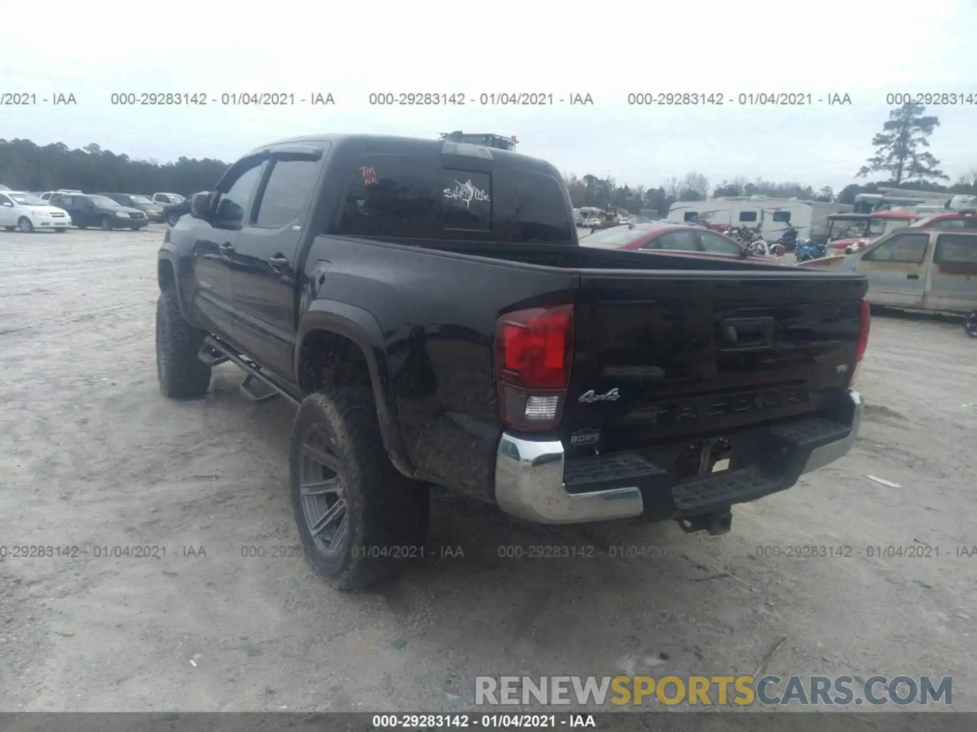 3 Photograph of a damaged car 5TFCZ5AN2KX190954 TOYOTA TACOMA 4WD 2019