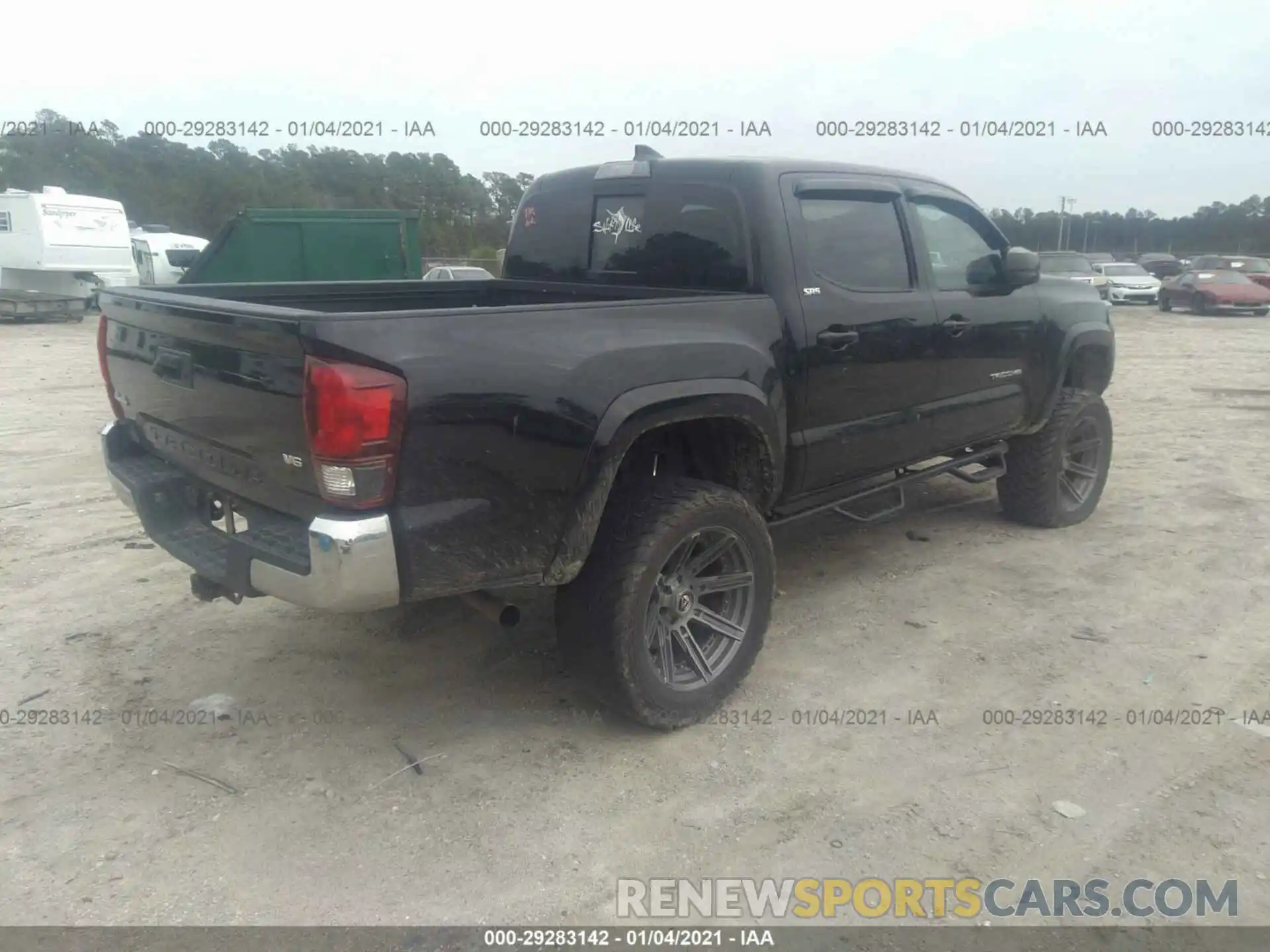 4 Photograph of a damaged car 5TFCZ5AN2KX190954 TOYOTA TACOMA 4WD 2019