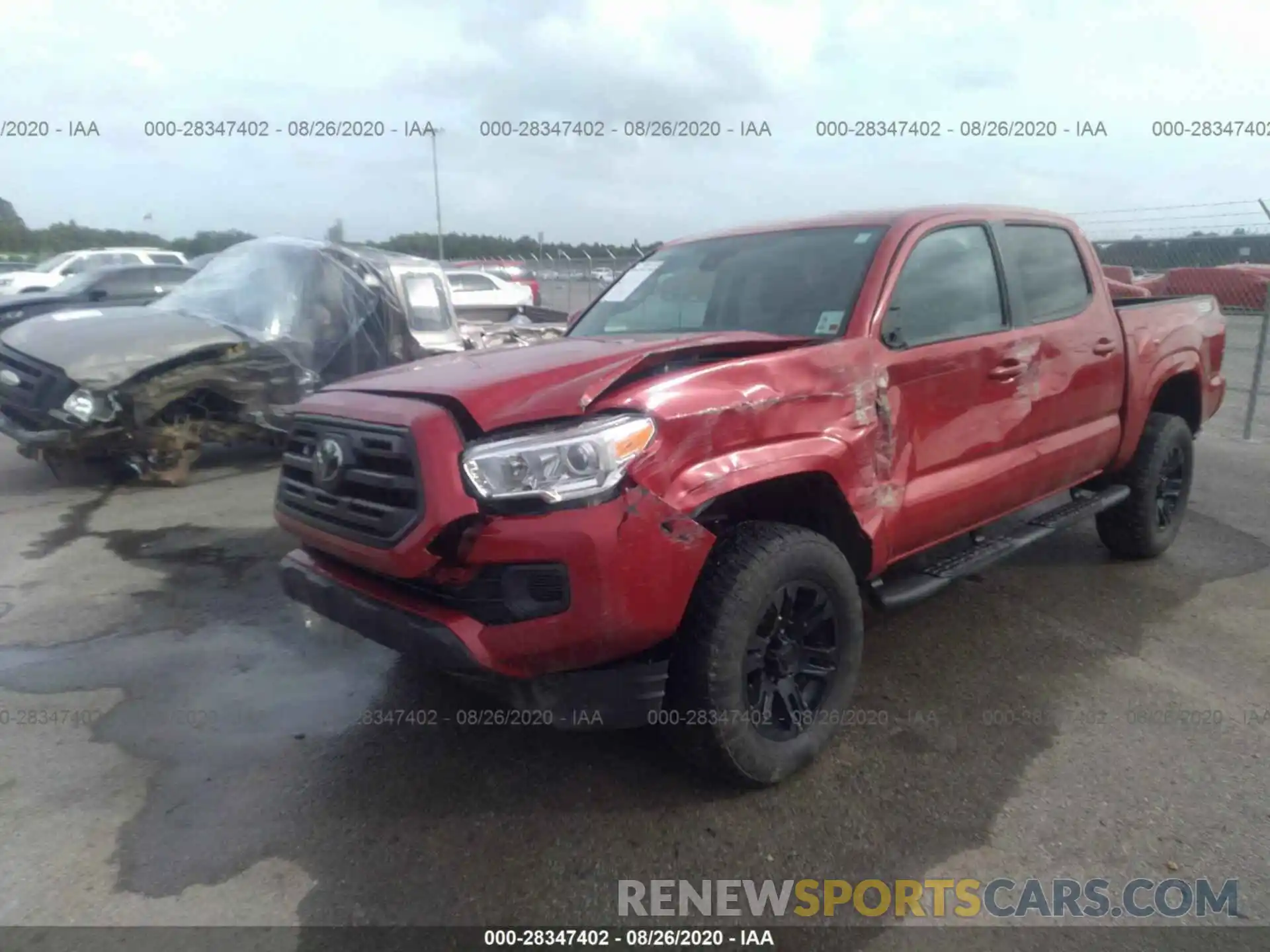 2 Photograph of a damaged car 5TFCZ5AN2KX200897 TOYOTA TACOMA 4WD 2019