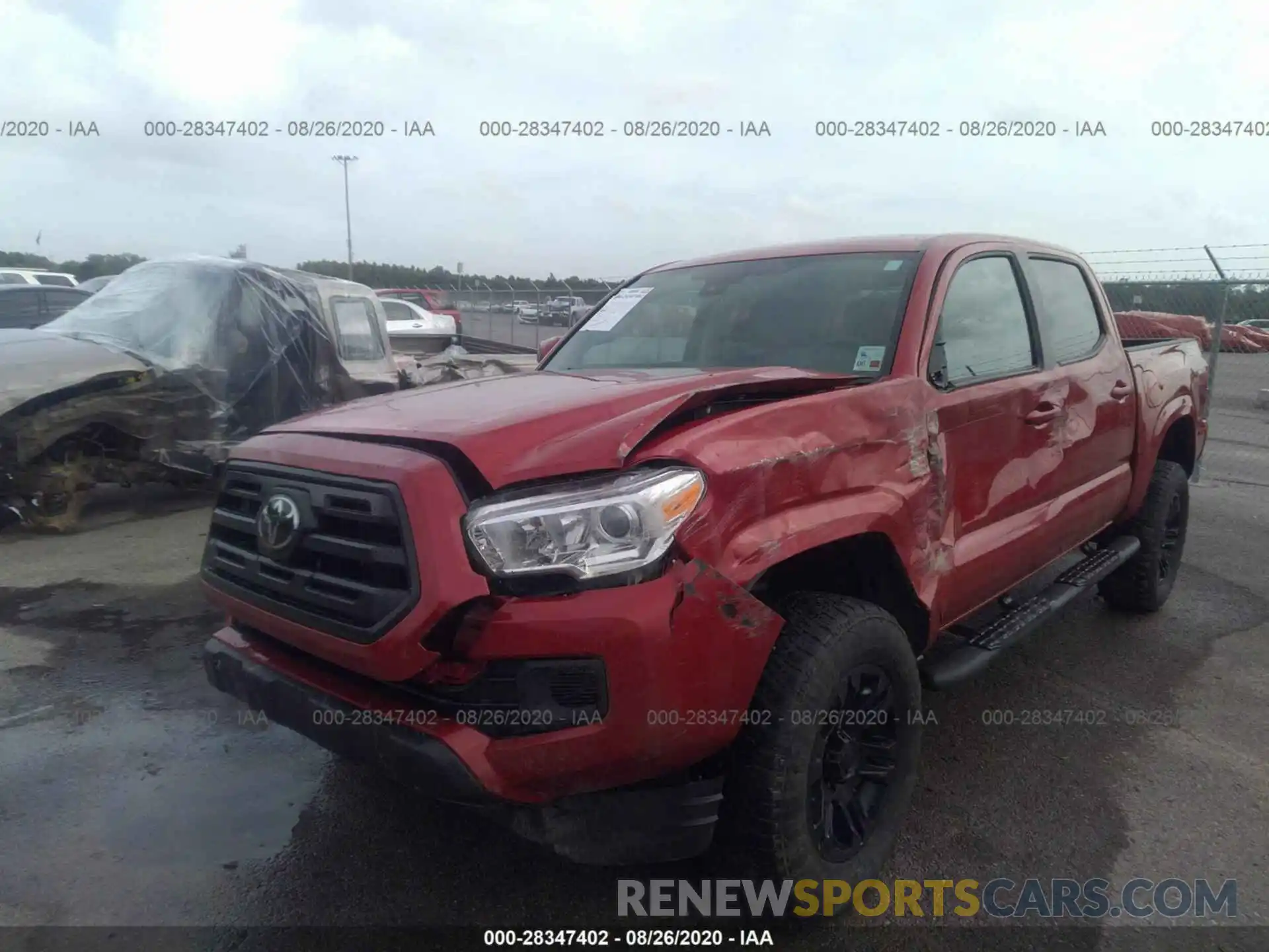 6 Фотография поврежденного автомобиля 5TFCZ5AN2KX200897 TOYOTA TACOMA 4WD 2019