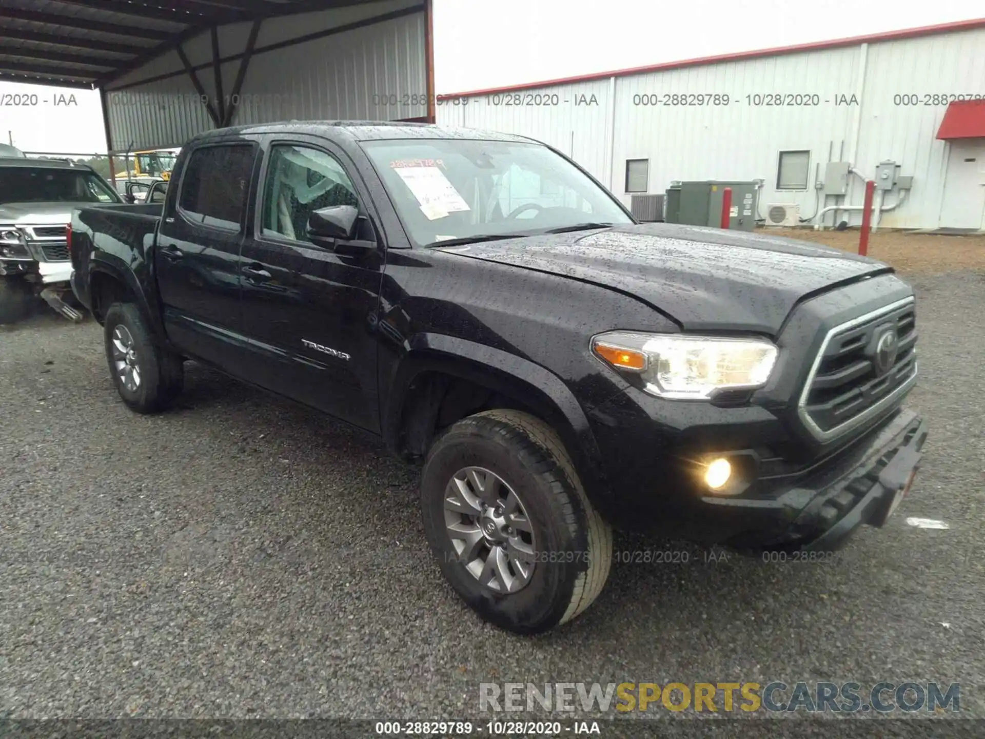 1 Photograph of a damaged car 5TFCZ5AN3KX169871 TOYOTA TACOMA 4WD 2019