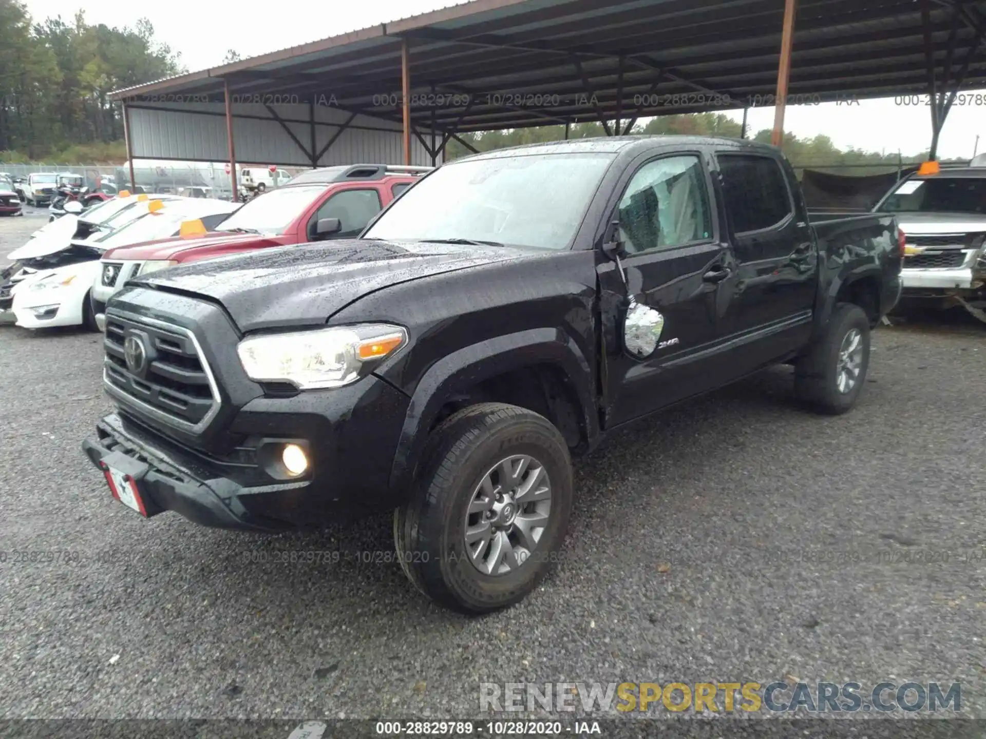 2 Photograph of a damaged car 5TFCZ5AN3KX169871 TOYOTA TACOMA 4WD 2019