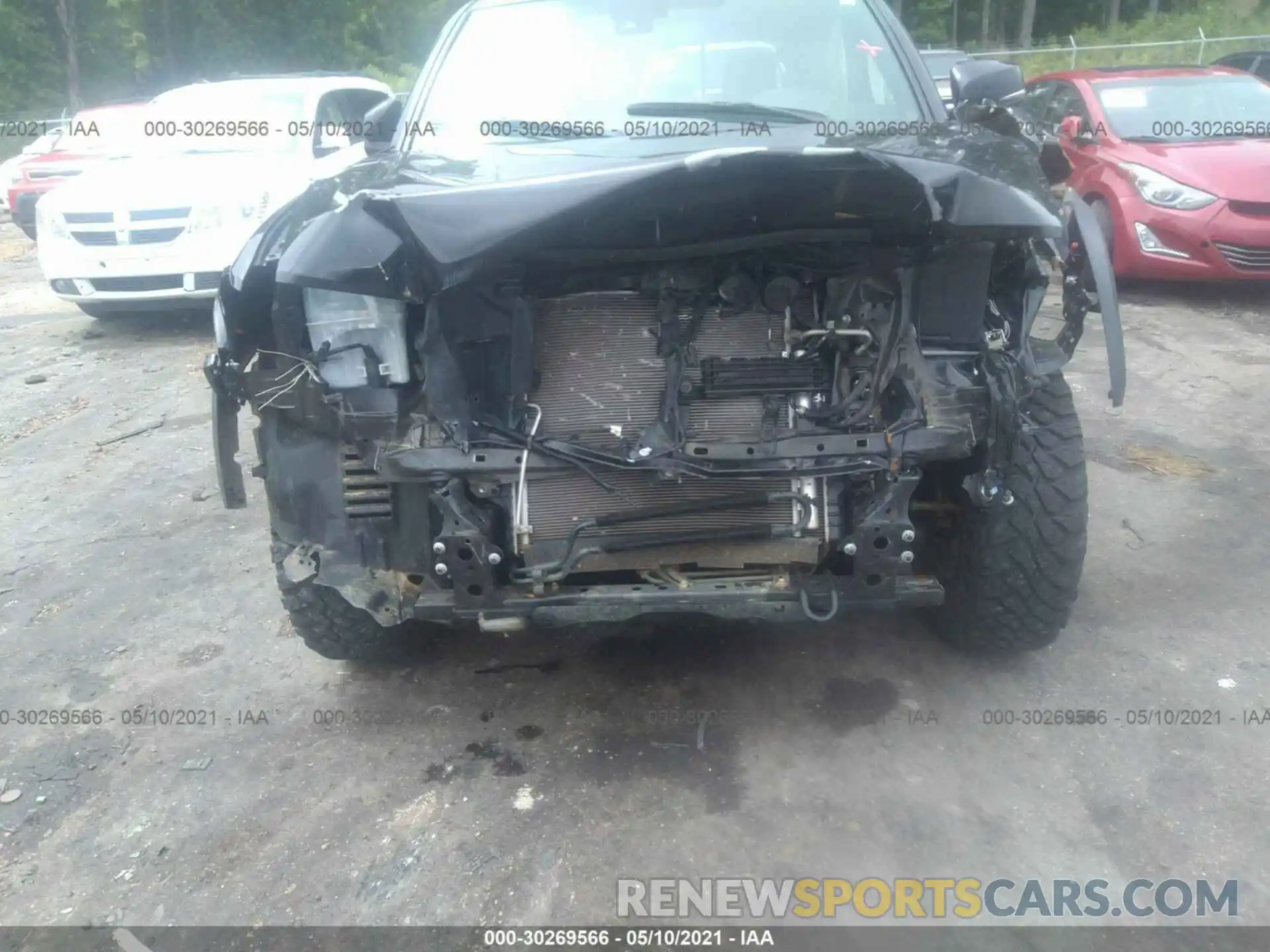 6 Photograph of a damaged car 5TFCZ5AN3KX182409 TOYOTA TACOMA 4WD 2019