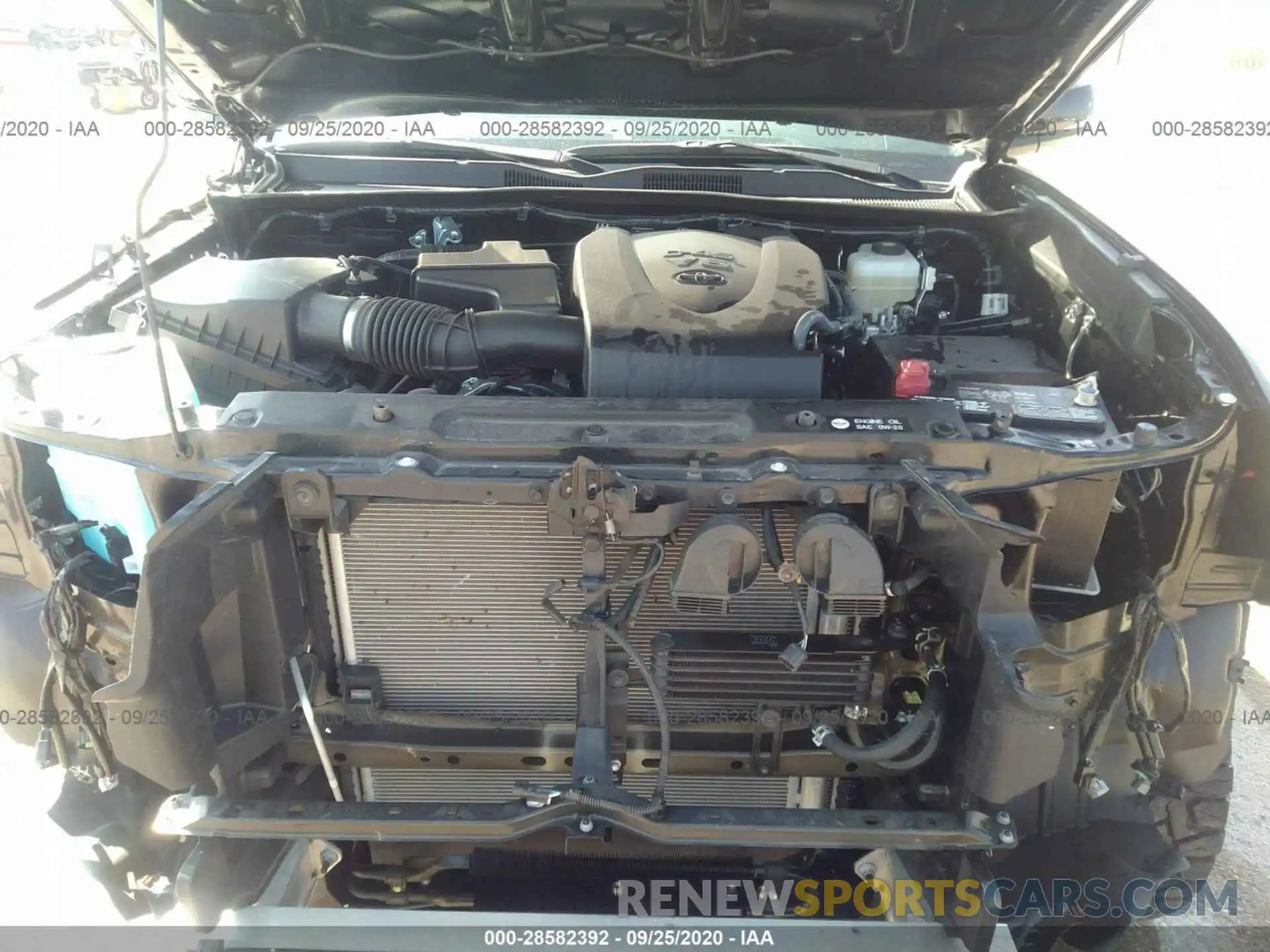 10 Photograph of a damaged car 5TFCZ5AN3KX194446 TOYOTA TACOMA 4WD 2019