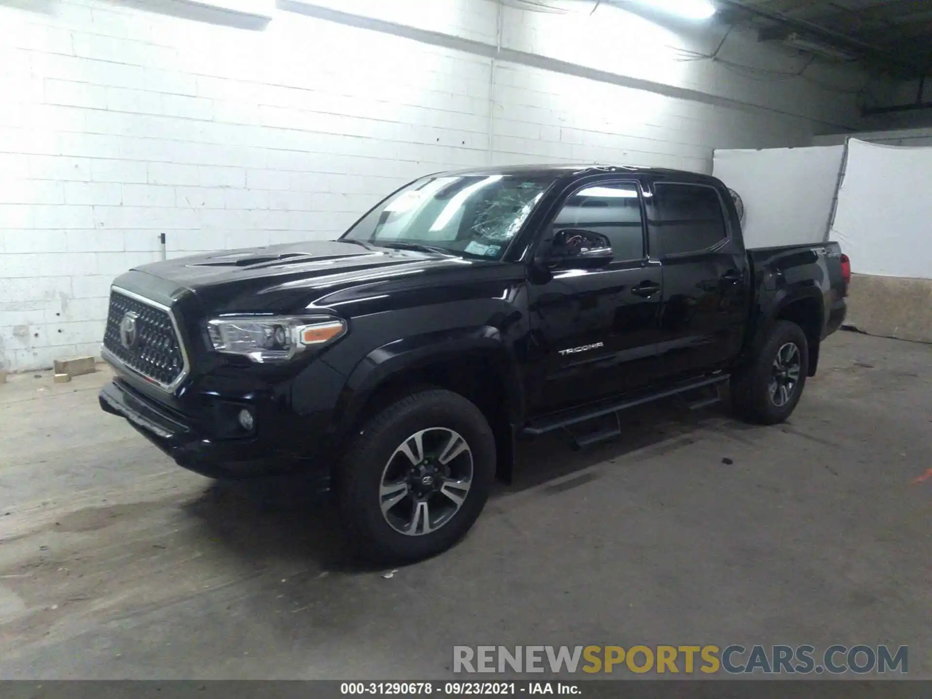 2 Photograph of a damaged car 5TFCZ5AN4KX180961 TOYOTA TACOMA 4WD 2019