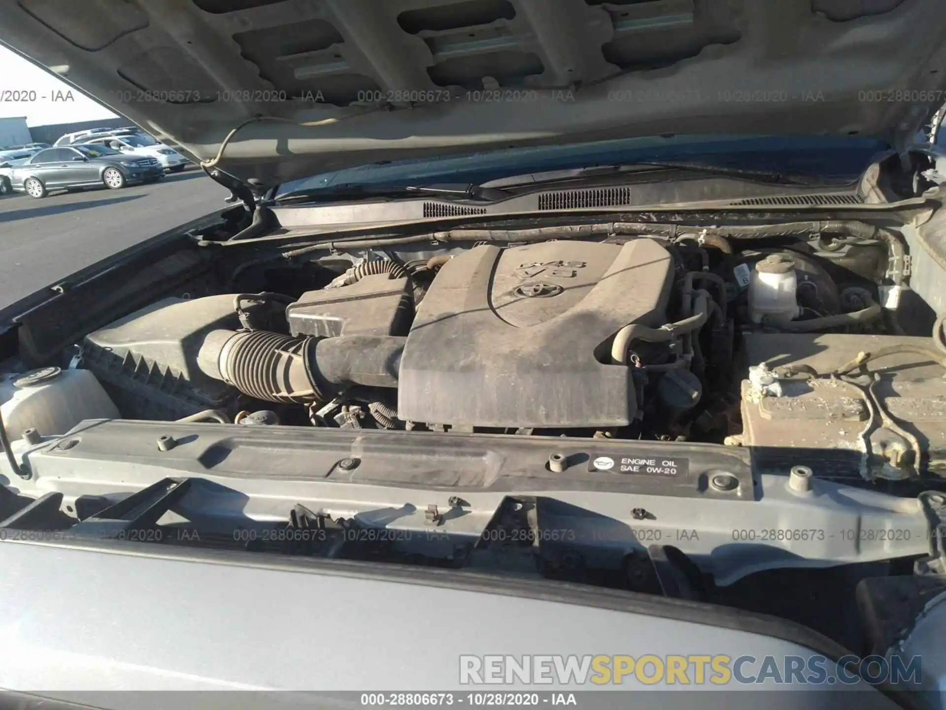 10 Photograph of a damaged car 5TFCZ5AN4KX191247 TOYOTA TACOMA 4WD 2019