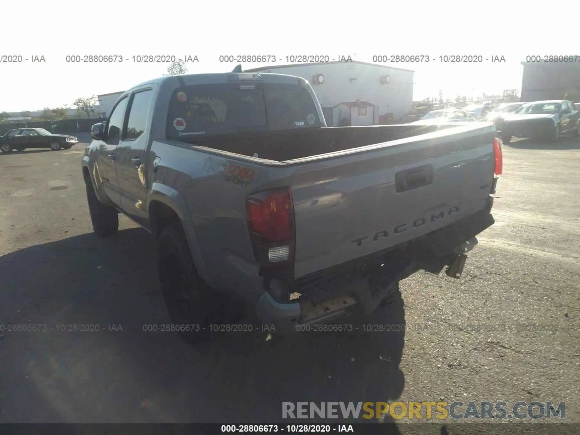 3 Photograph of a damaged car 5TFCZ5AN4KX191247 TOYOTA TACOMA 4WD 2019