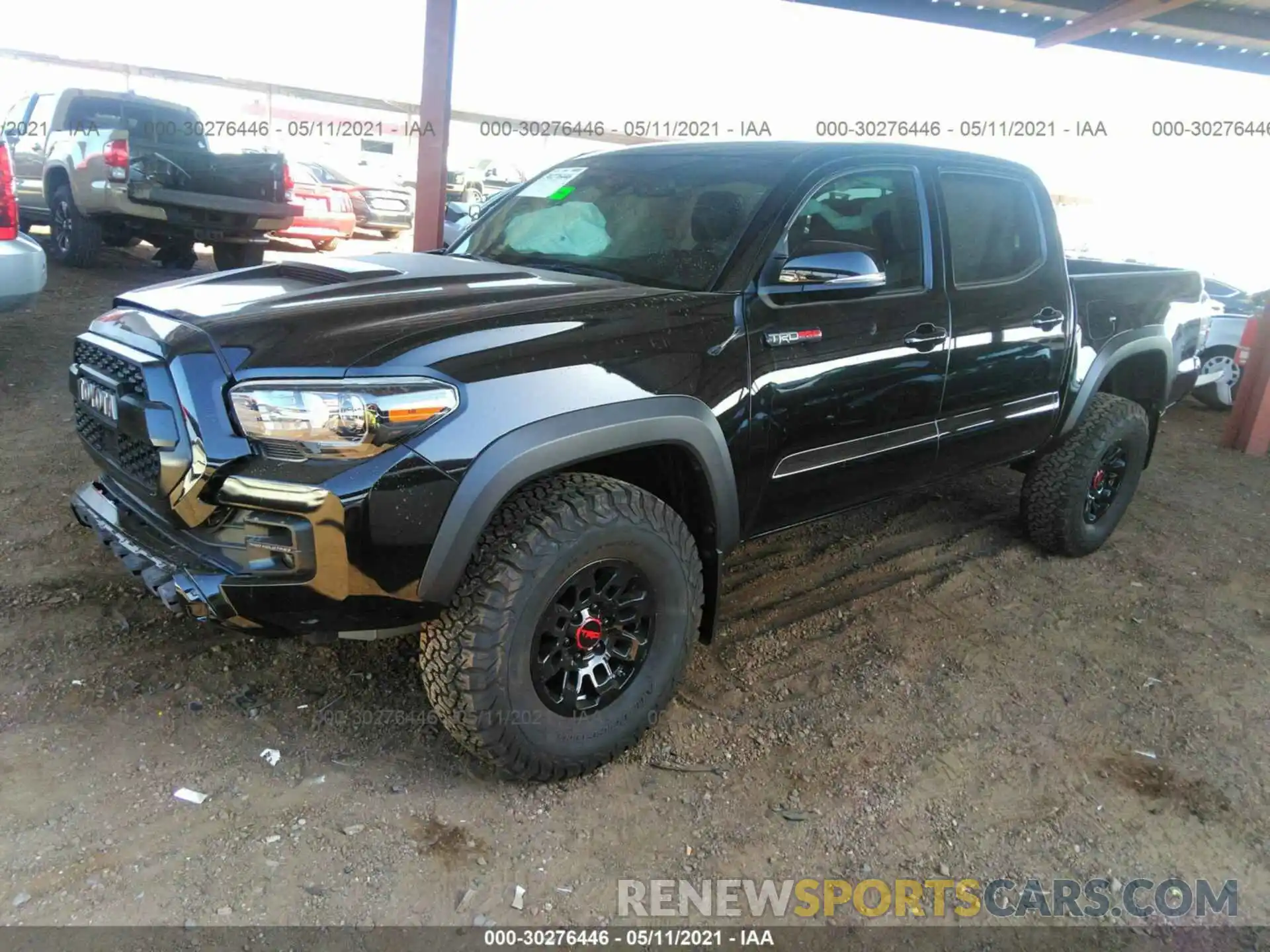 2 Photograph of a damaged car 5TFCZ5AN4KX205776 TOYOTA TACOMA 4WD 2019