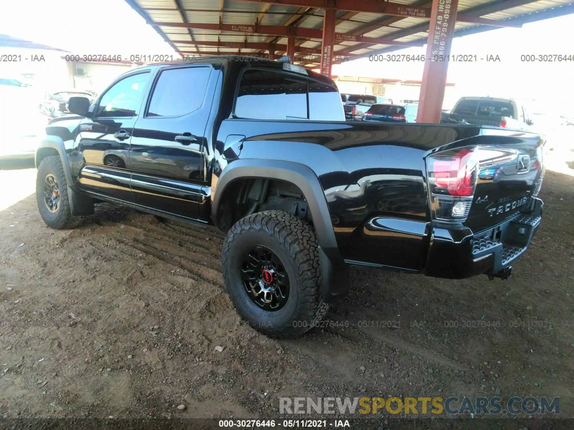 3 Фотография поврежденного автомобиля 5TFCZ5AN4KX205776 TOYOTA TACOMA 4WD 2019