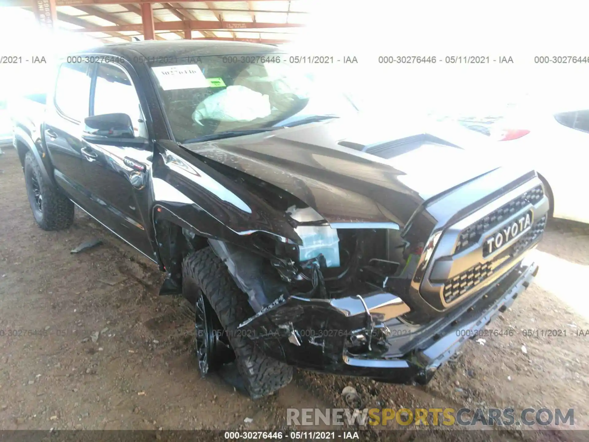 6 Photograph of a damaged car 5TFCZ5AN4KX205776 TOYOTA TACOMA 4WD 2019