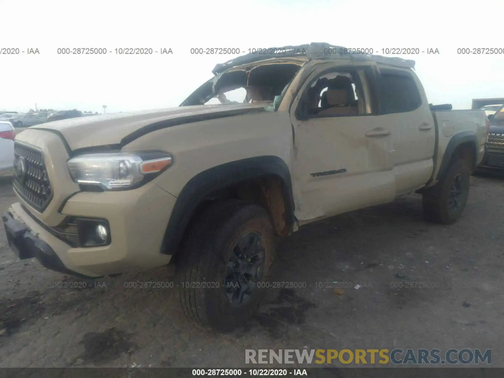 2 Photograph of a damaged car 5TFCZ5AN4KX207656 TOYOTA TACOMA 4WD 2019