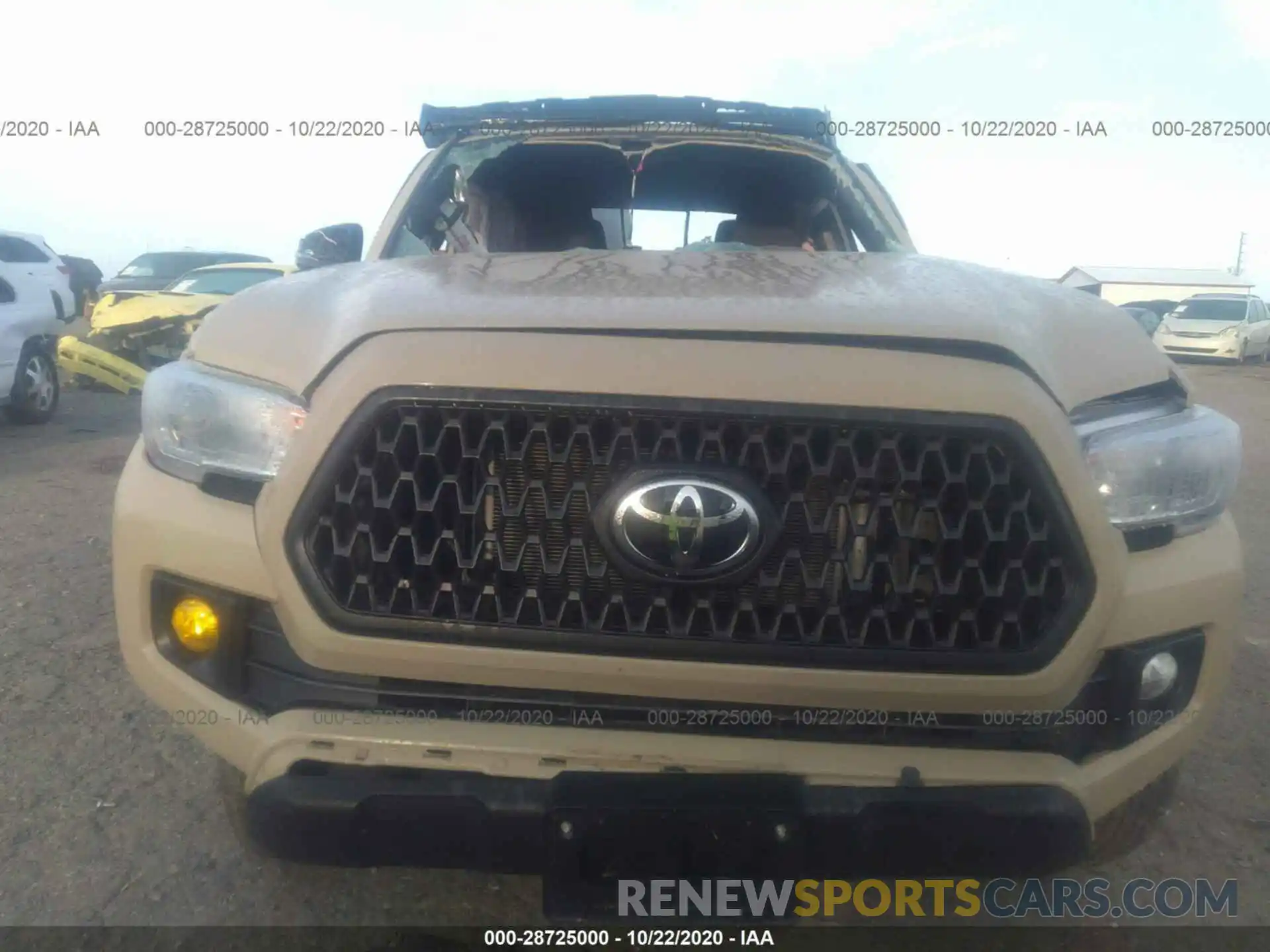 6 Photograph of a damaged car 5TFCZ5AN4KX207656 TOYOTA TACOMA 4WD 2019