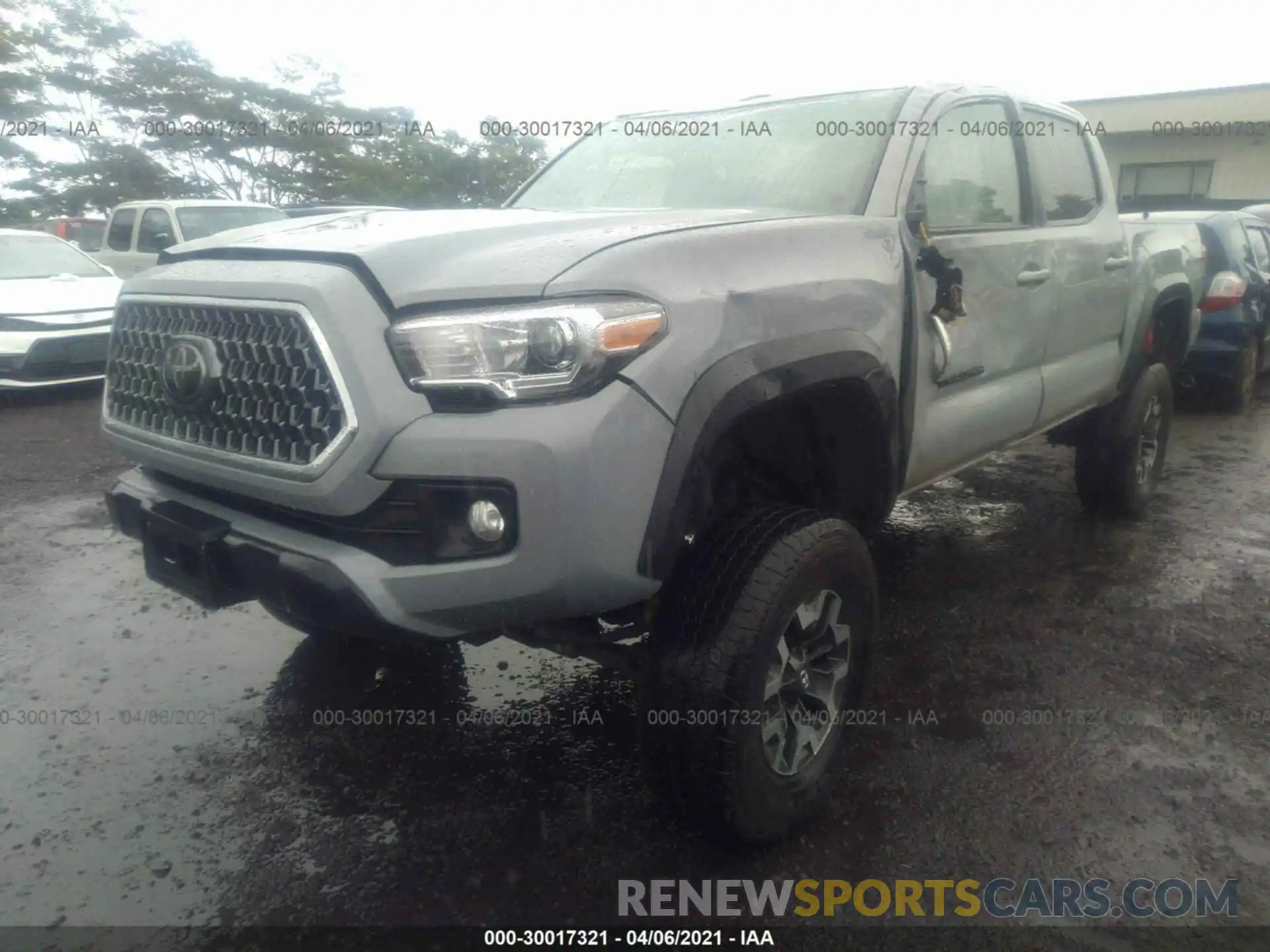 2 Photograph of a damaged car 5TFCZ5AN5KX194299 TOYOTA TACOMA 4WD 2019