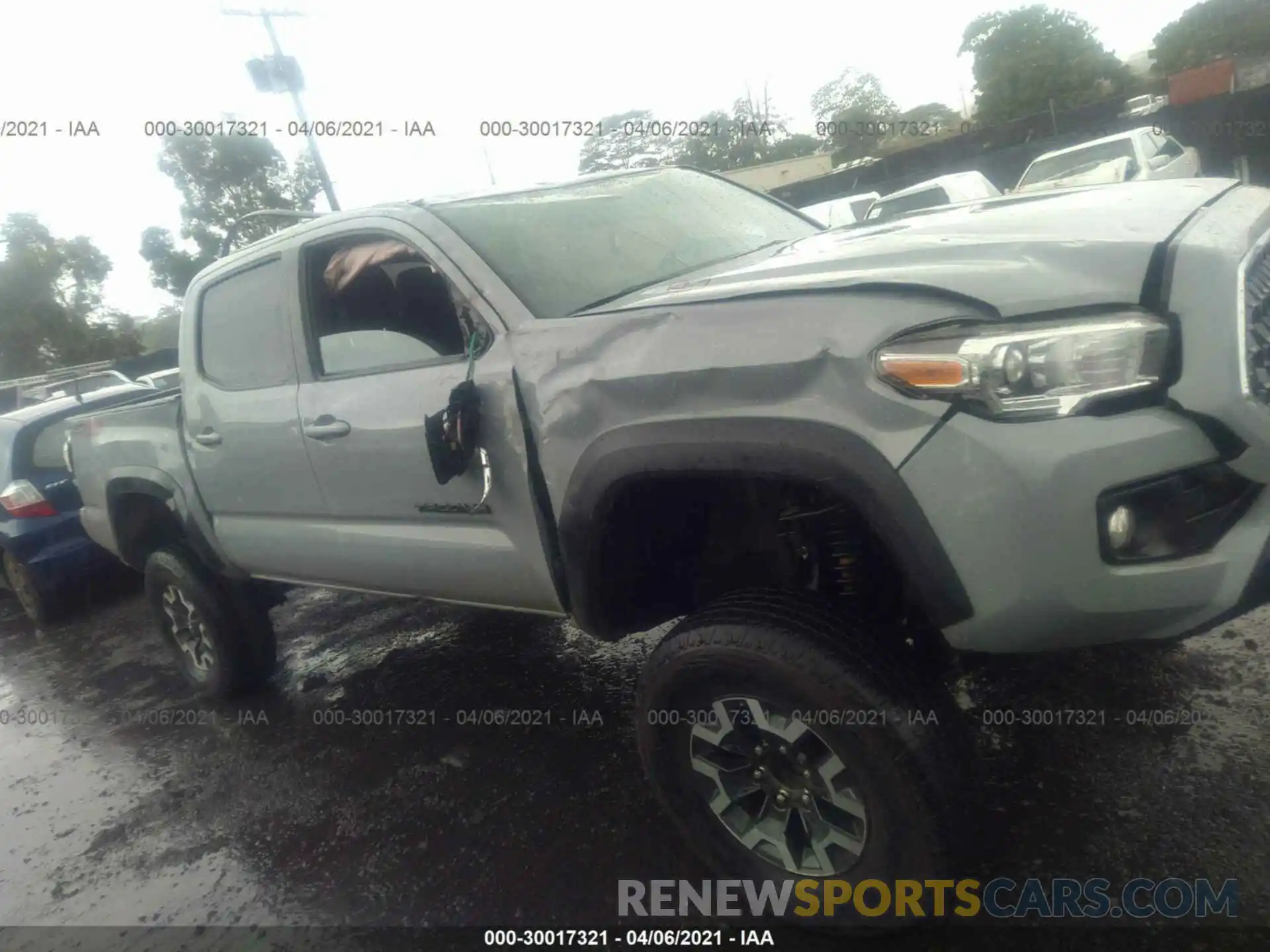 6 Photograph of a damaged car 5TFCZ5AN5KX194299 TOYOTA TACOMA 4WD 2019