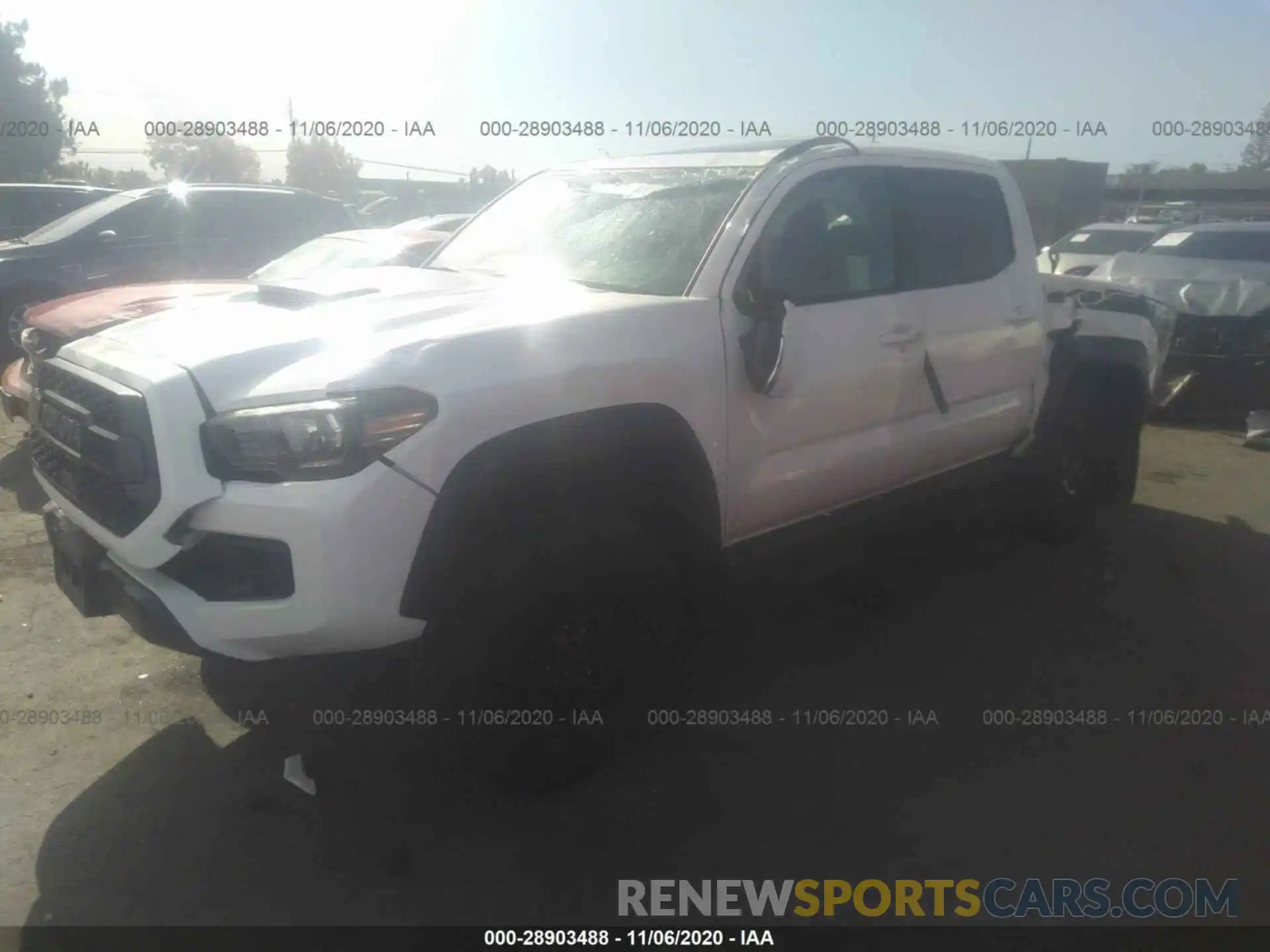 2 Photograph of a damaged car 5TFCZ5AN5KX198367 TOYOTA TACOMA 4WD 2019