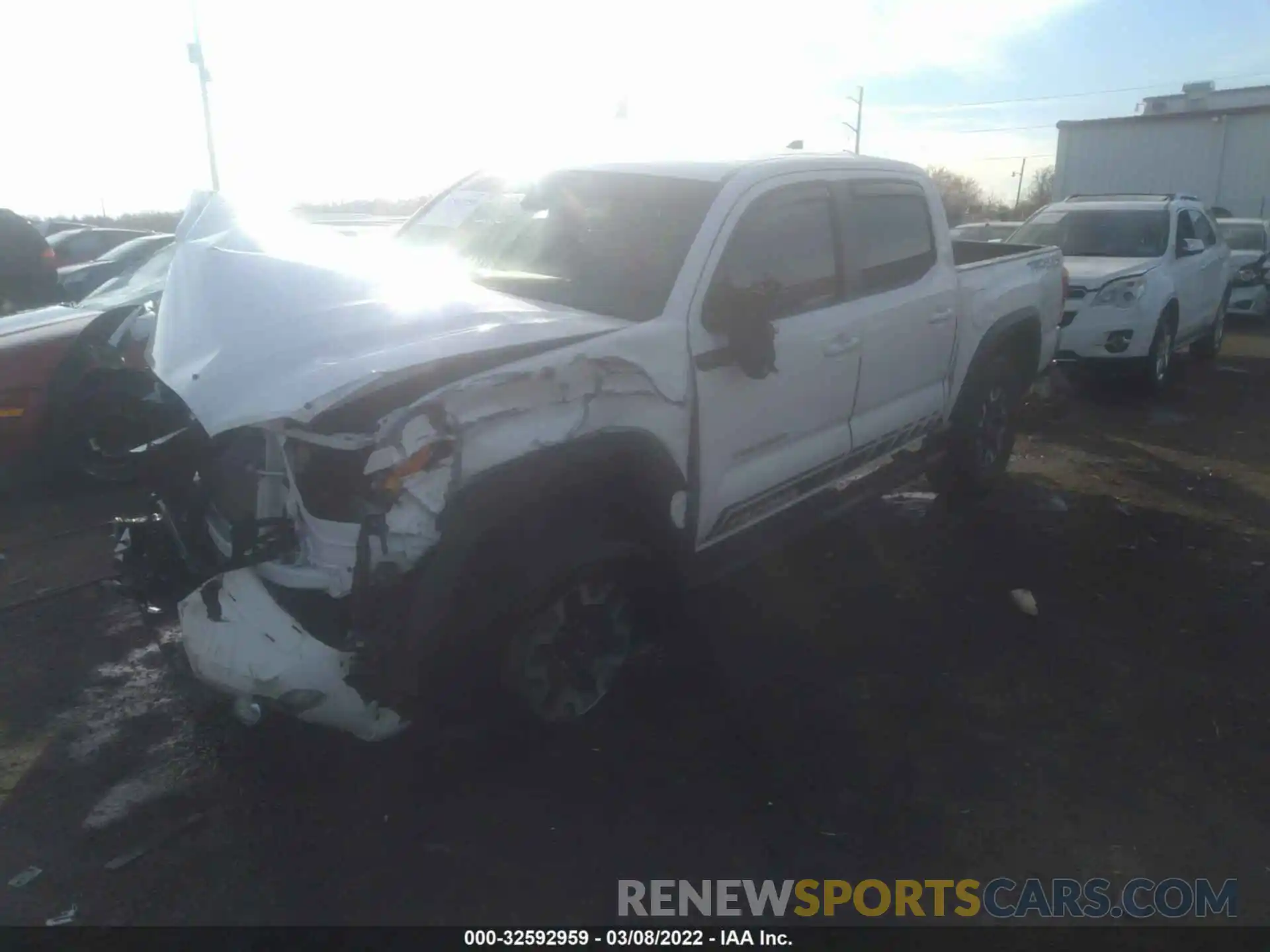 2 Photograph of a damaged car 5TFCZ5AN5KX210209 TOYOTA TACOMA 4WD 2019