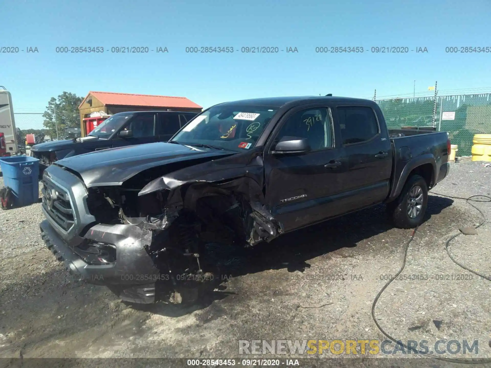 2 Photograph of a damaged car 5TFCZ5AN6KX173896 TOYOTA TACOMA 4WD 2019