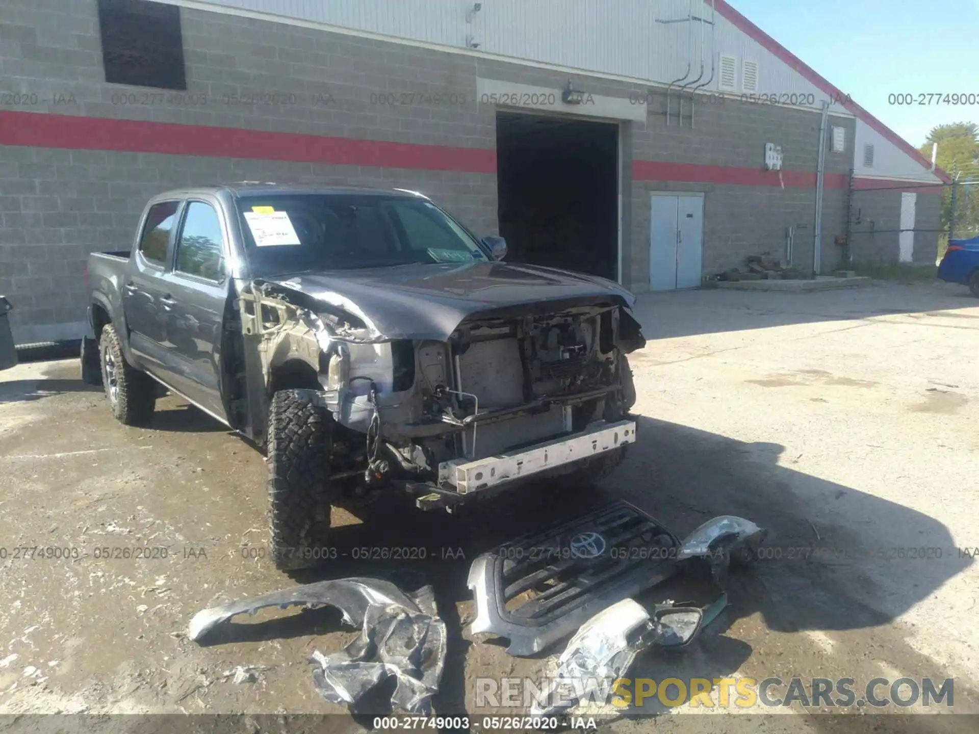 6 Photograph of a damaged car 5TFCZ5AN6KX180539 TOYOTA TACOMA 4WD 2019