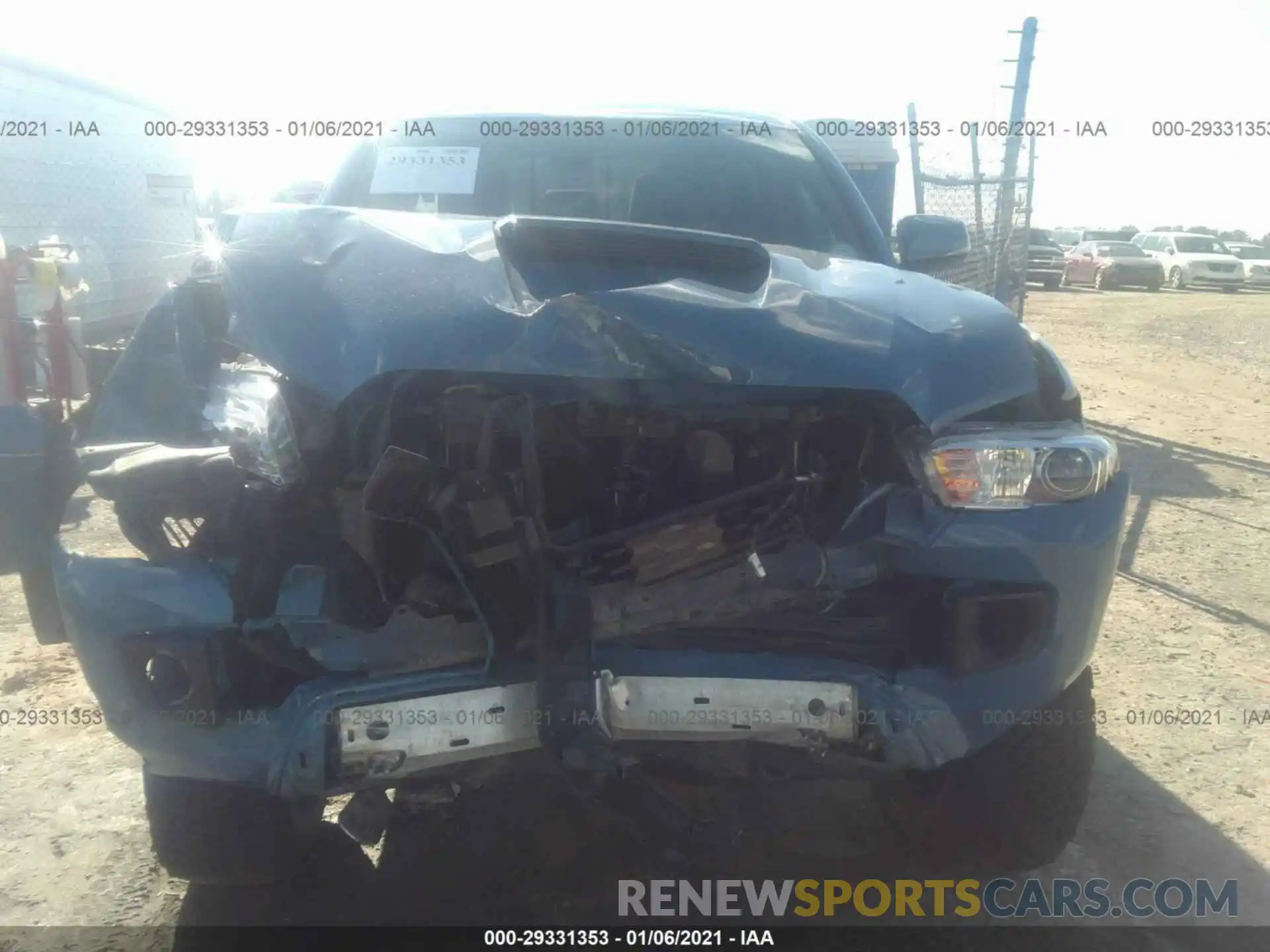 6 Photograph of a damaged car 5TFCZ5AN6KX180556 TOYOTA TACOMA 4WD 2019