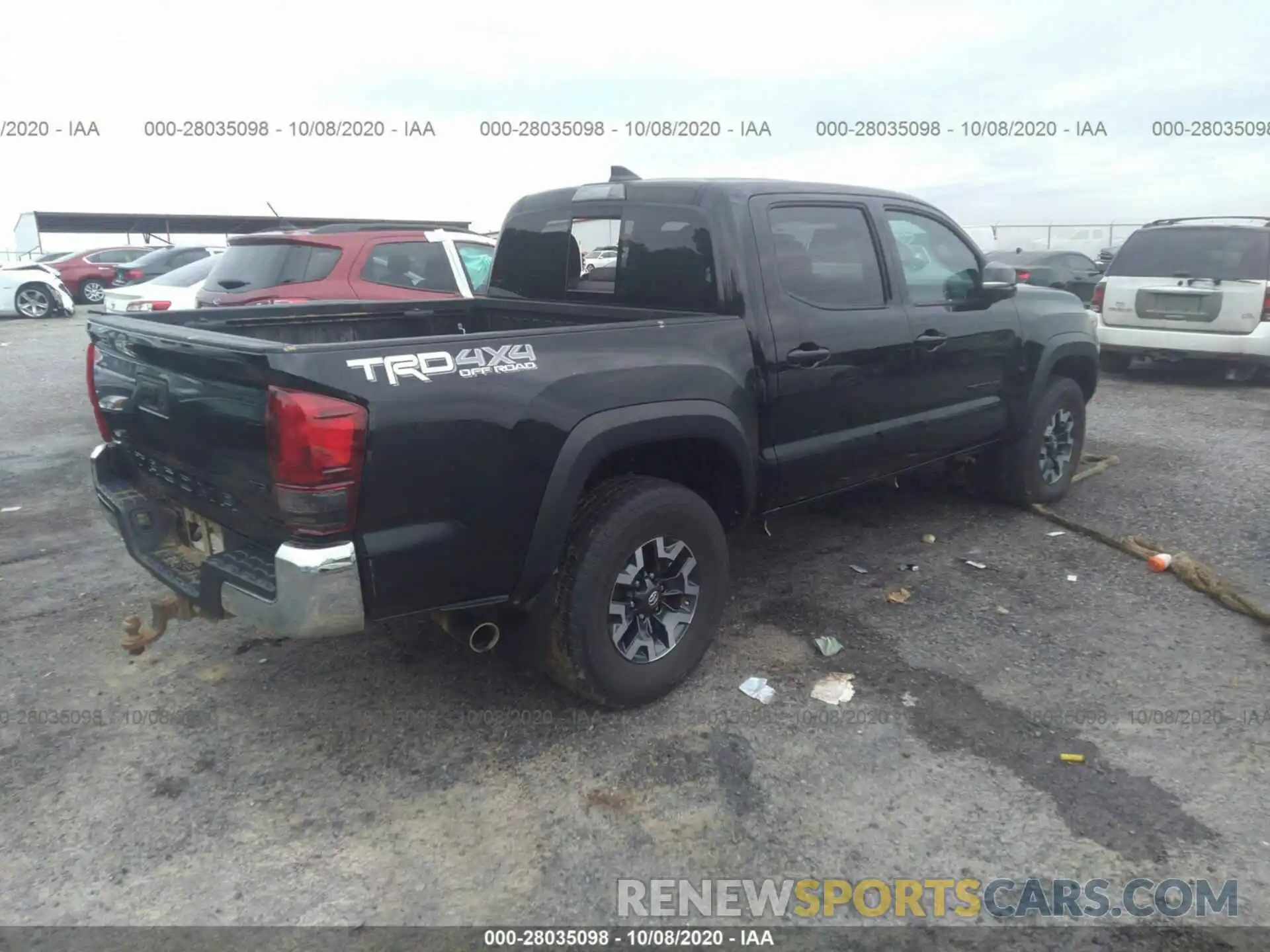 4 Фотография поврежденного автомобиля 5TFCZ5AN6KX199172 TOYOTA TACOMA 4WD 2019