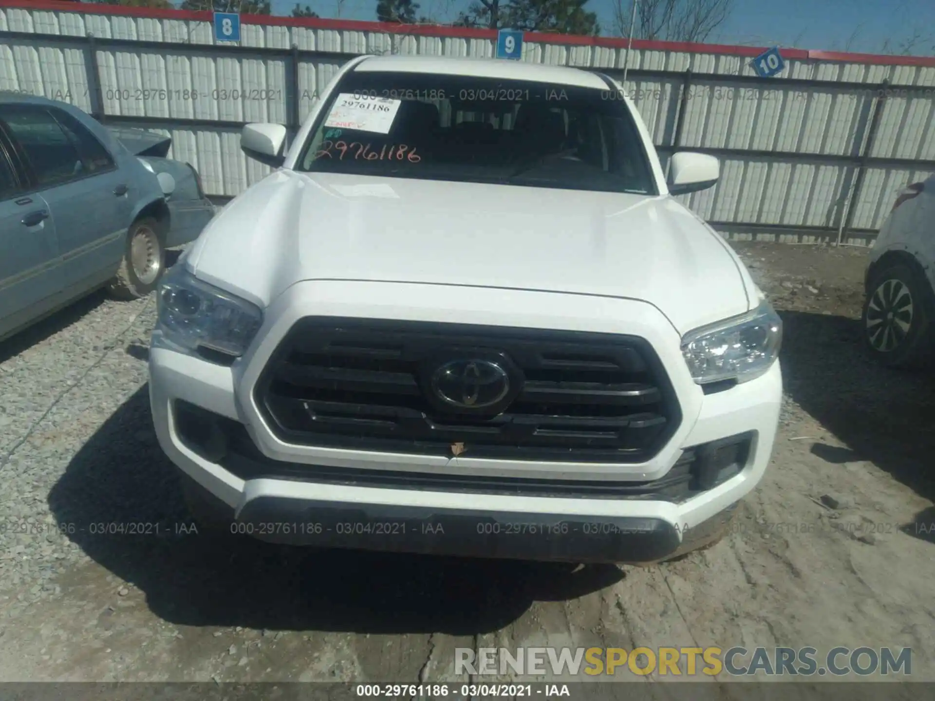 6 Photograph of a damaged car 5TFCZ5AN6KX202670 TOYOTA TACOMA 4WD 2019