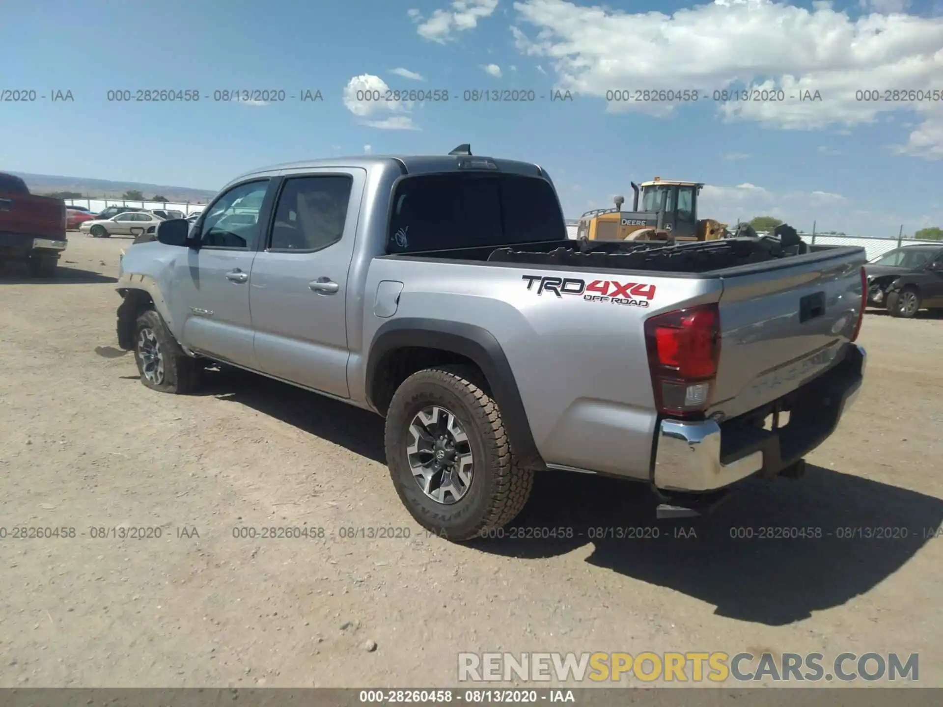 3 Photograph of a damaged car 5TFCZ5AN7KX167413 TOYOTA TACOMA 4WD 2019