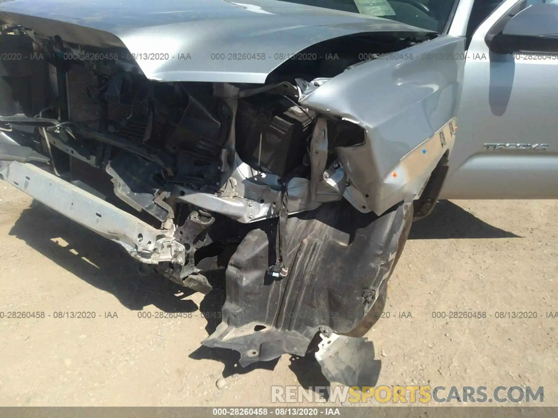 6 Photograph of a damaged car 5TFCZ5AN7KX167413 TOYOTA TACOMA 4WD 2019