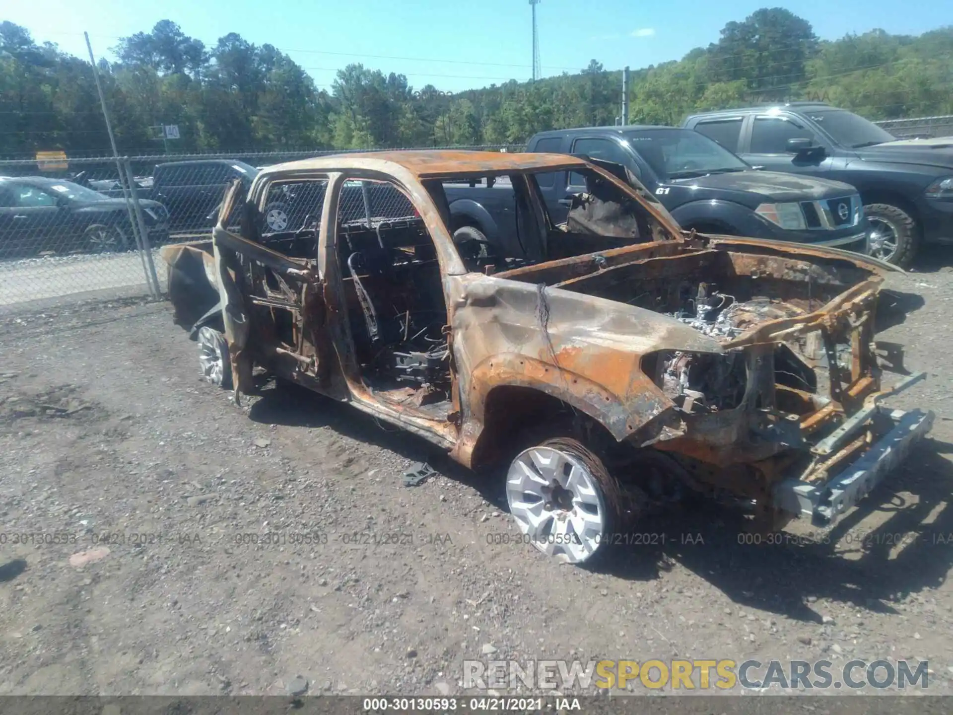 6 Фотография поврежденного автомобиля 5TFCZ5AN7KX172398 TOYOTA TACOMA 4WD 2019