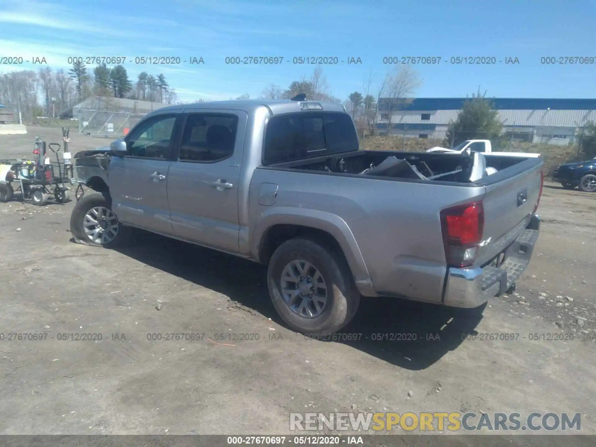 3 Photograph of a damaged car 5TFCZ5AN7KX181571 TOYOTA TACOMA 4WD 2019