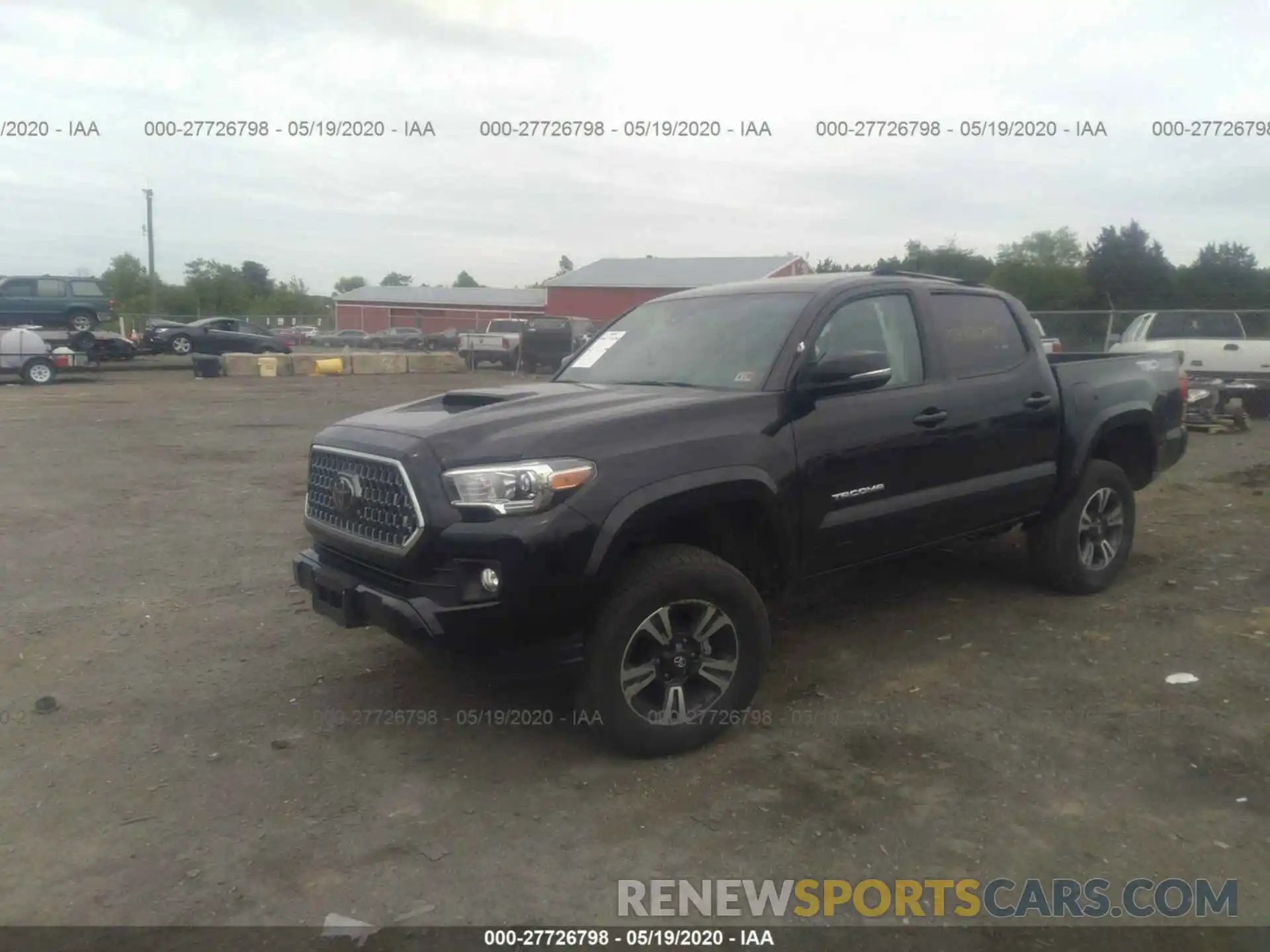 2 Фотография поврежденного автомобиля 5TFCZ5AN7KX184003 TOYOTA TACOMA 4WD 2019