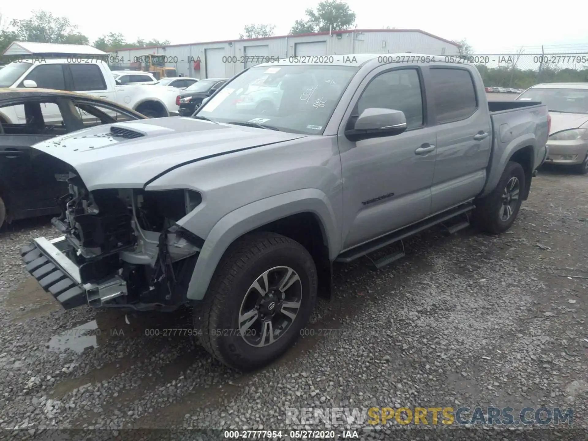 2 Photograph of a damaged car 5TFCZ5AN7KX199598 TOYOTA TACOMA 4WD 2019